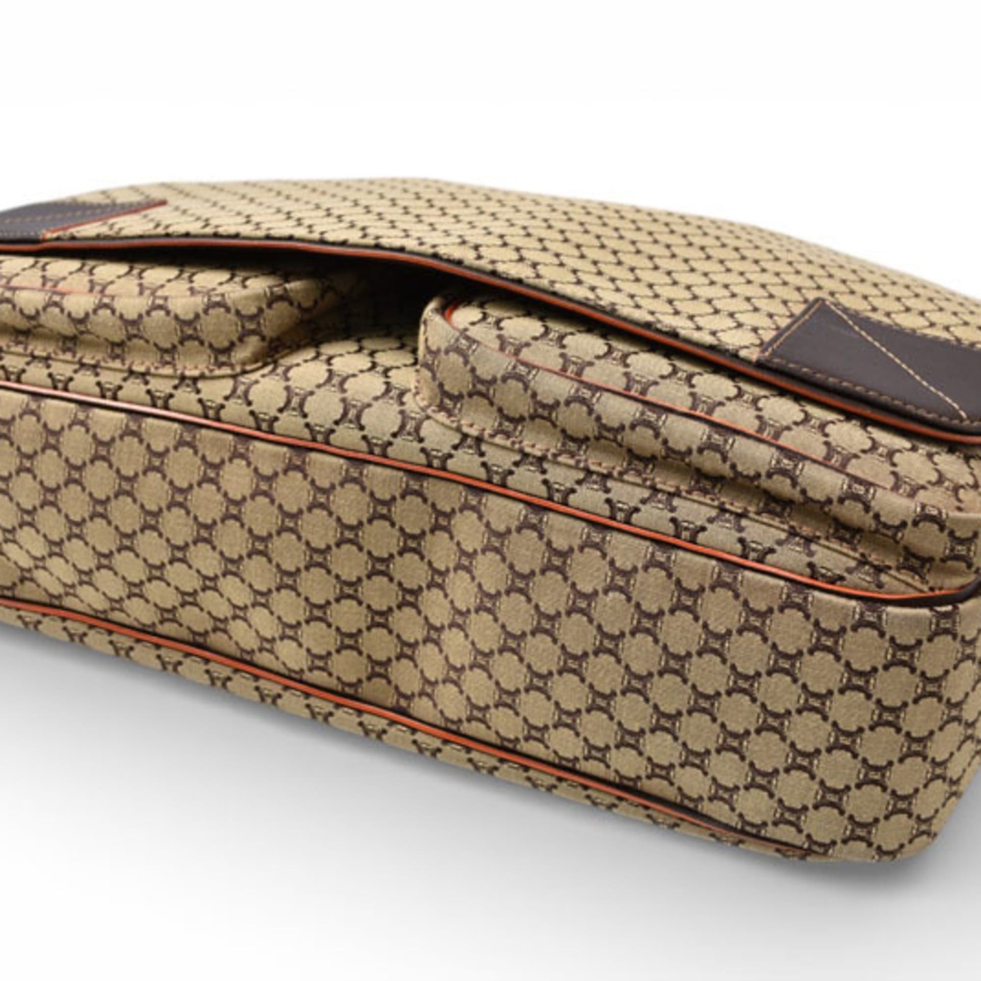 Celine Celine shoulder bag, CELINE Macadam pattern brown beige Size ONE SIZE - 6 Thumbnail