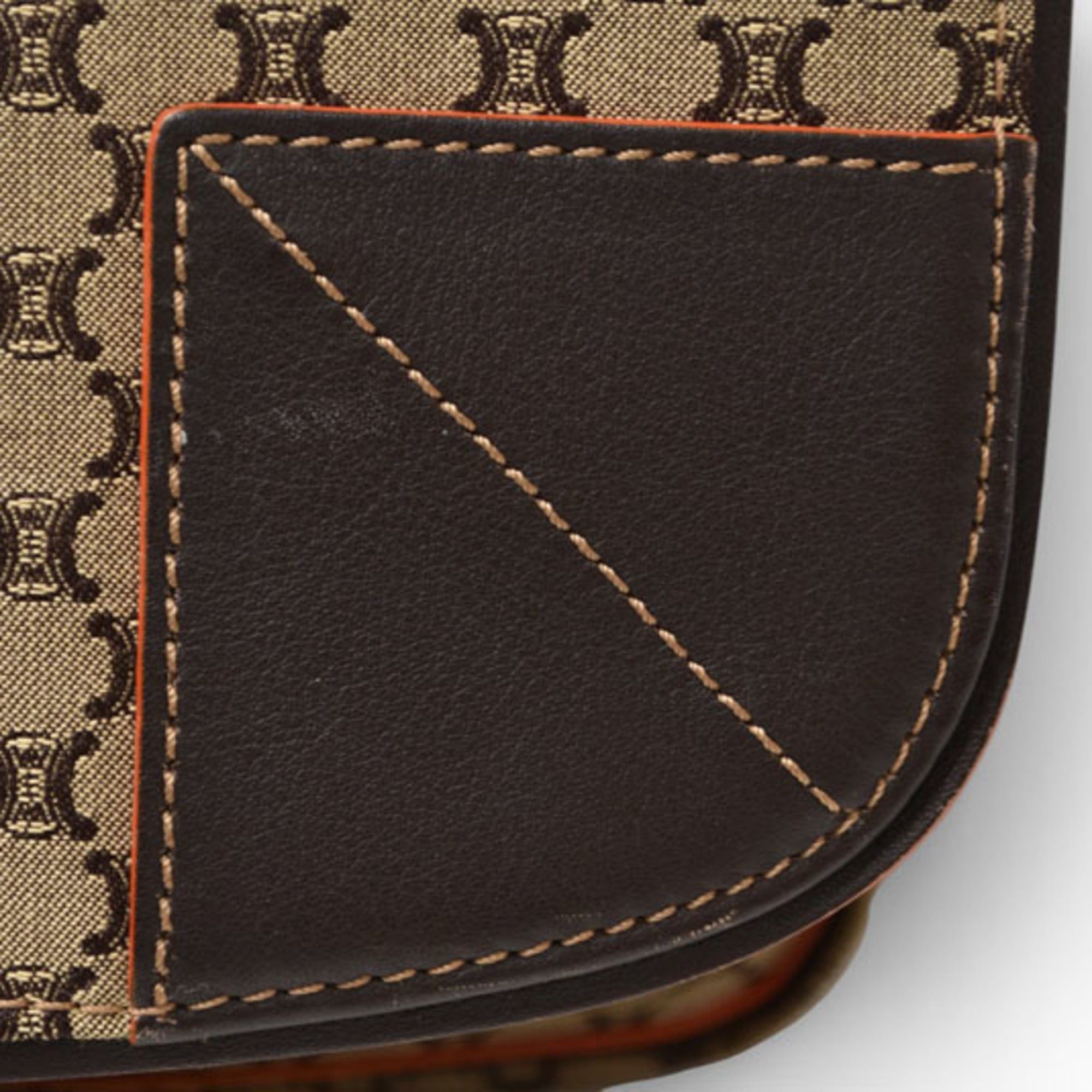 Celine Celine shoulder bag, CELINE Macadam pattern brown beige Size ONE SIZE - 15 Thumbnail