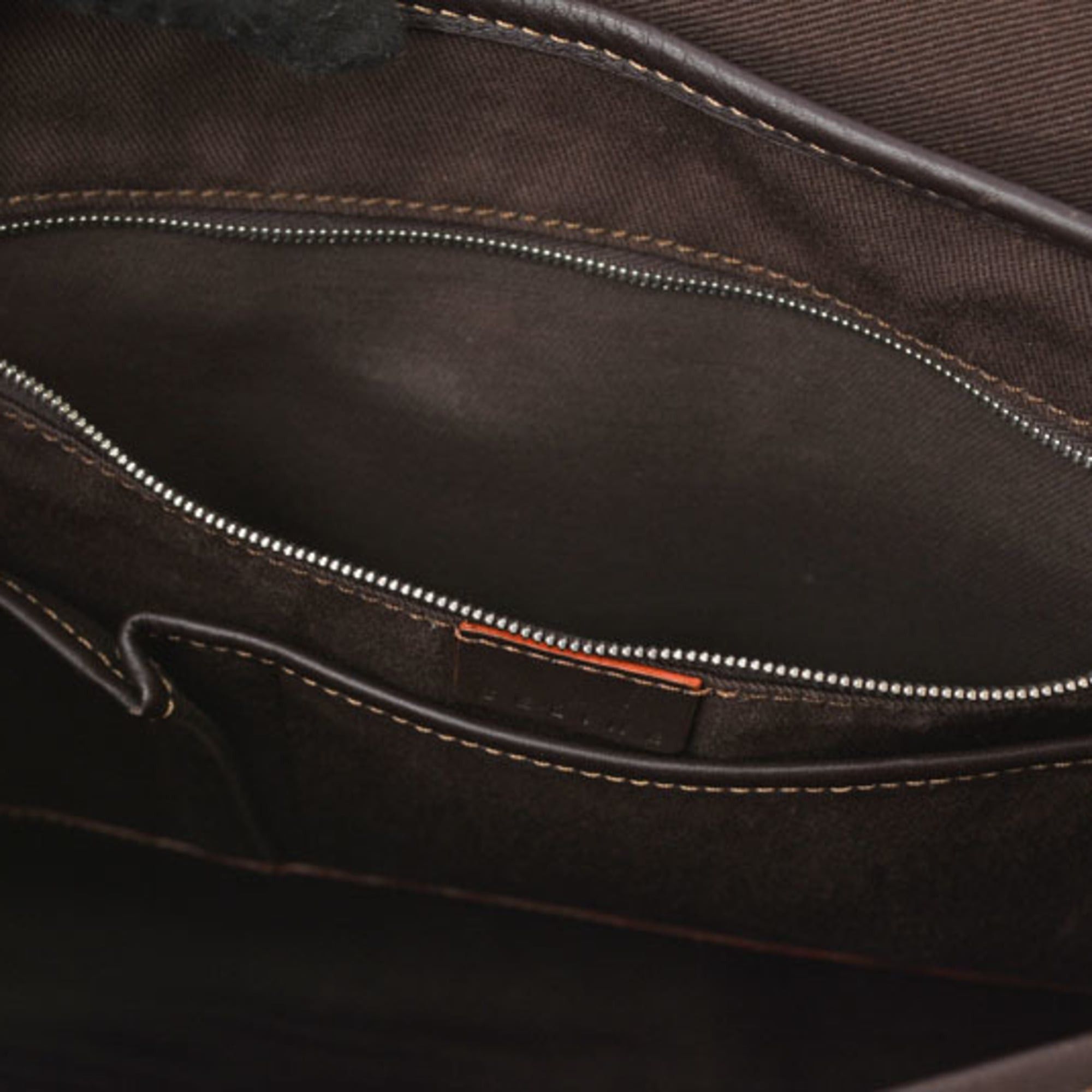 Celine Celine shoulder bag, CELINE Macadam pattern brown beige Size ONE SIZE - 11 Thumbnail