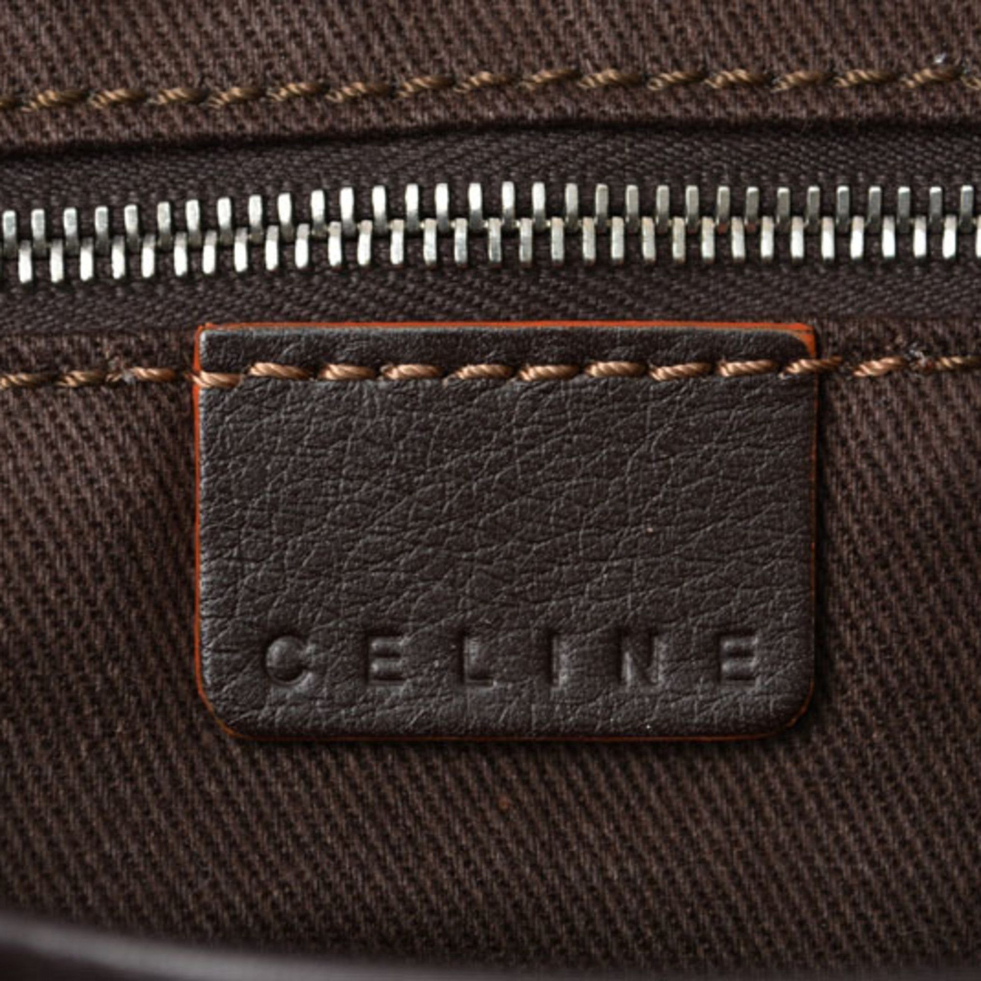 Celine Celine shoulder bag, CELINE Macadam pattern brown beige Size ONE SIZE - 13 Thumbnail