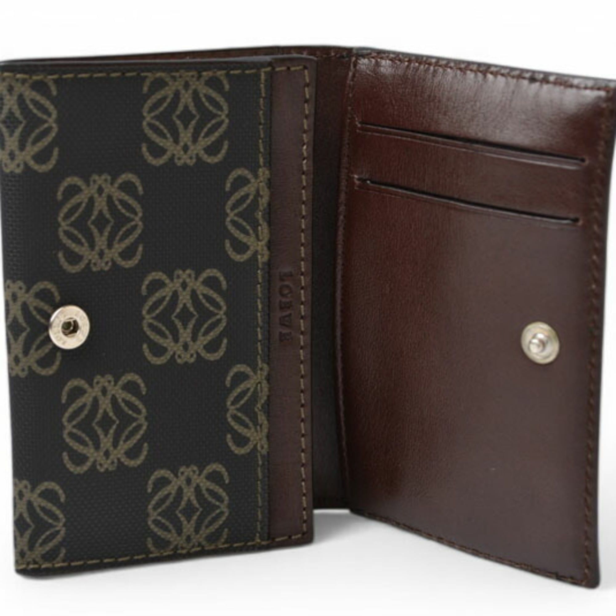 Loewe Loewe card case/coin case, leather, Anagram design, brown. Size ONE SIZE - 8 Thumbnail