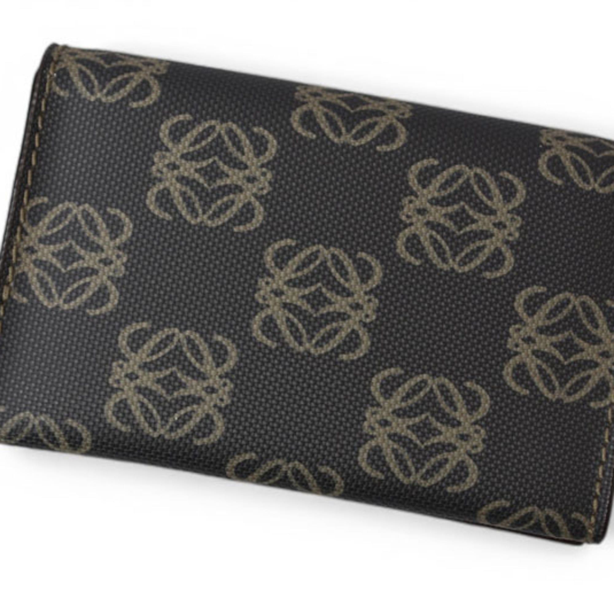 Loewe Loewe card case/coin case, leather, Anagram design, brown. Size ONE SIZE - 4 Thumbnail