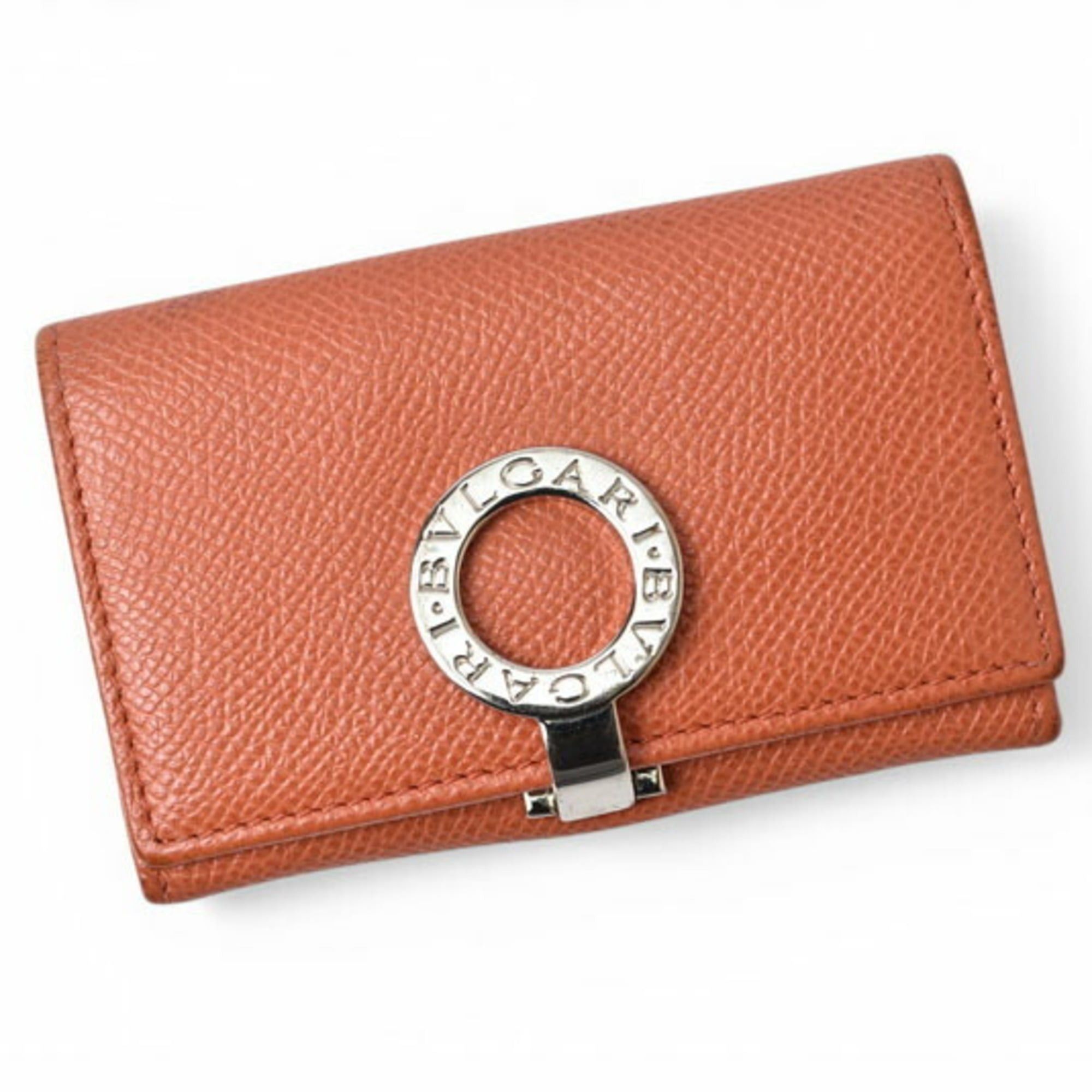 Bvlgari Bulgari coin case/card case, BVLGARI orange Size ONE SIZE - 3 Thumbnail