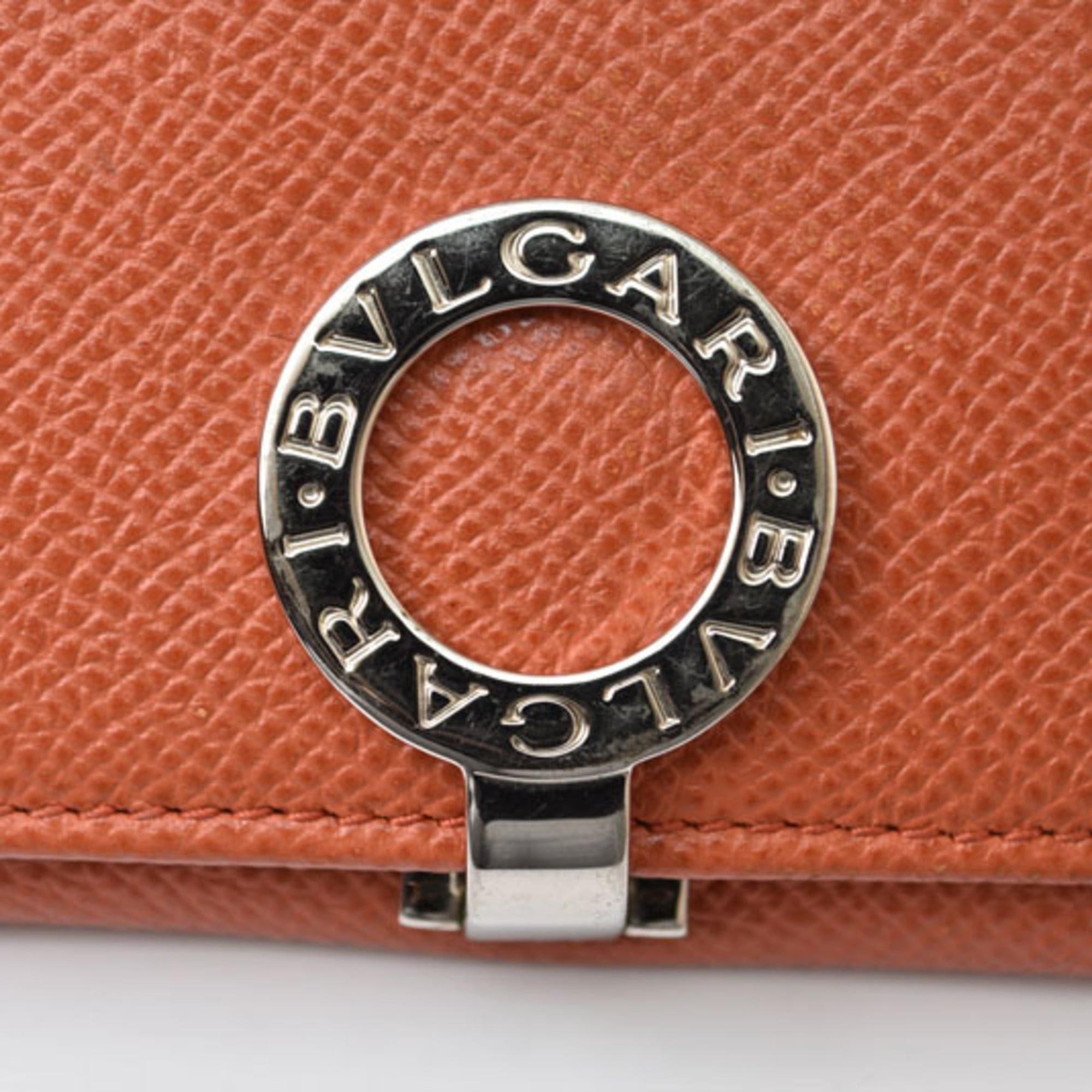 Bvlgari Bulgari coin case/card case, BVLGARI orange Size ONE SIZE - 4 Thumbnail