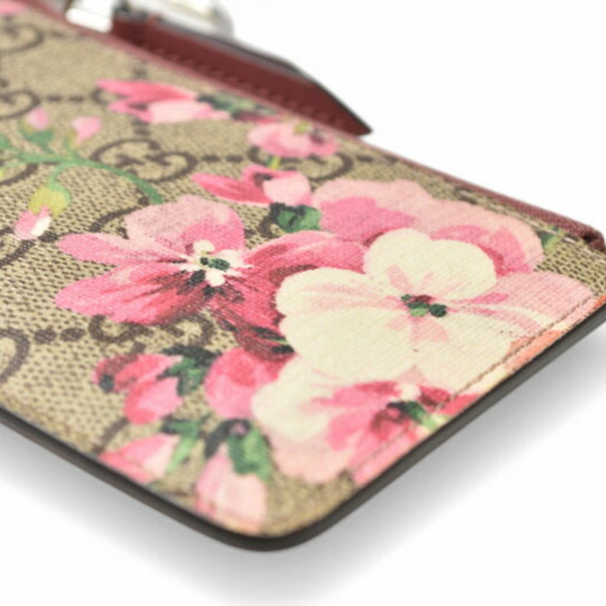 Gucci Gucci Key Case Coin Purse GUCCI BLOOMS GG Blooms Supreme 421311 KU2IN 8693 Pink Multi Size ONE SIZE - 3 Thumbnail