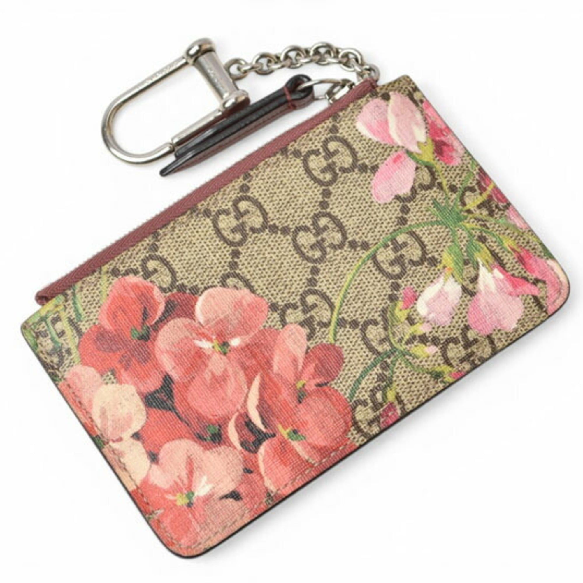 Gucci Gucci Key Case Coin Purse GUCCI BLOOMS GG Blooms Supreme 421311 KU2IN 8693 Pink Multi Size ONE SIZE - 4 Thumbnail