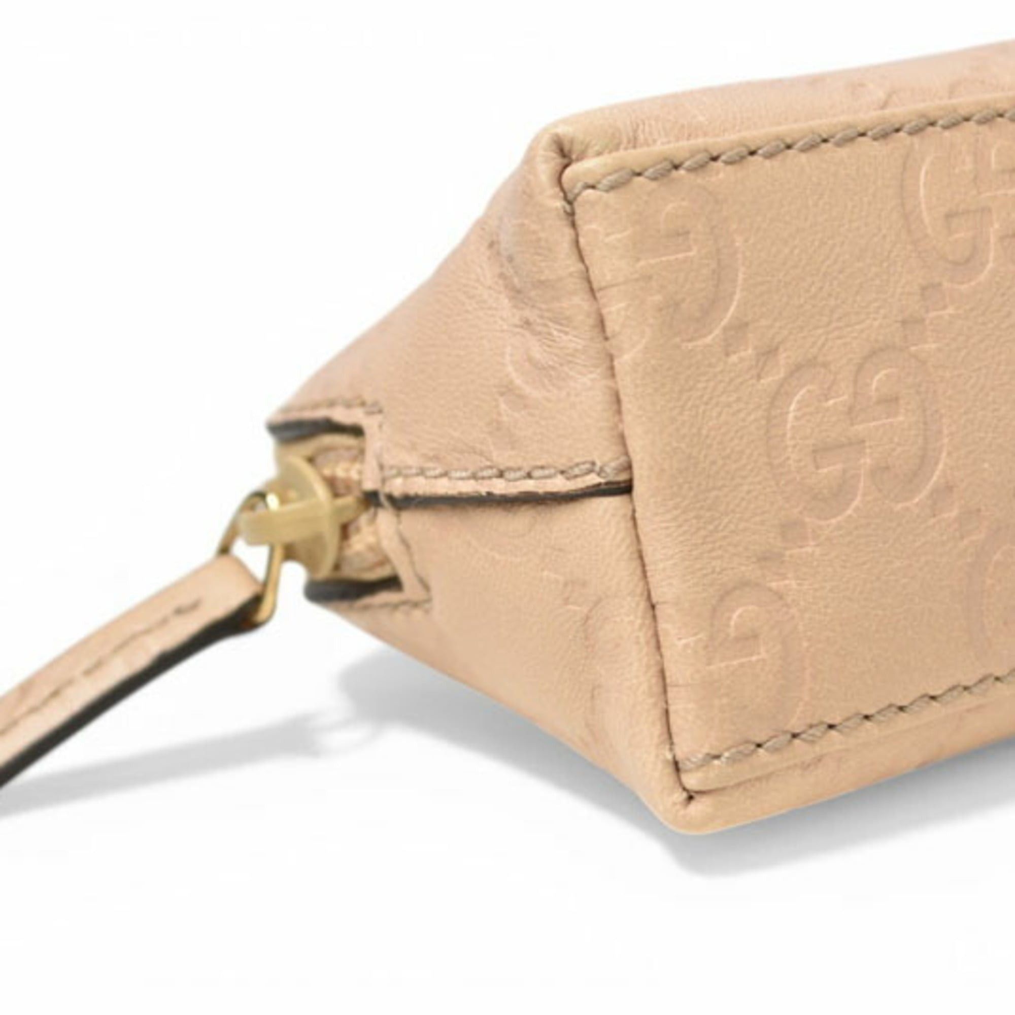 Gucci Gucci pouch, Guccissima GG pattern, beige, 272367 Size ONE SIZE - 8 Thumbnail