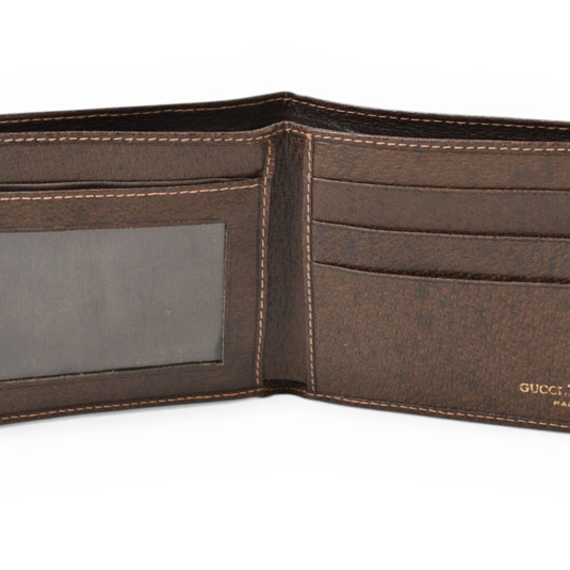 Gucci Gucci bi-fold wallet, Sherry line, Old Gucci, GUCCI Accessory Collection, GG Plus, beige, brown, webbing line Size ONE SIZE - 6 Thumbnail