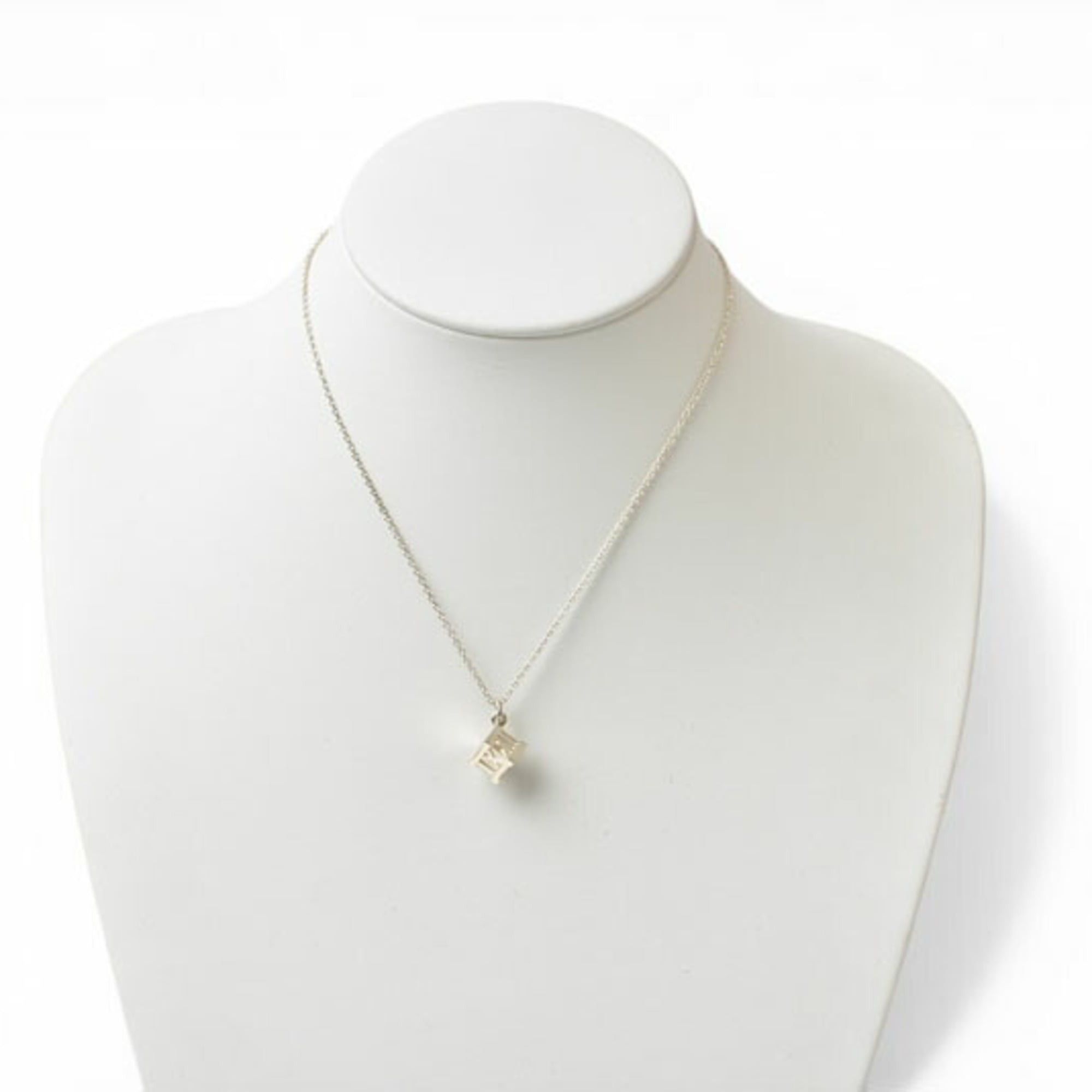 Tiffany & Co. Tiffany & Co. Necklace Pendant, Silver, Atlas Cube, 0.8cm wide Size ONE SIZE - 4 Thumbnail
