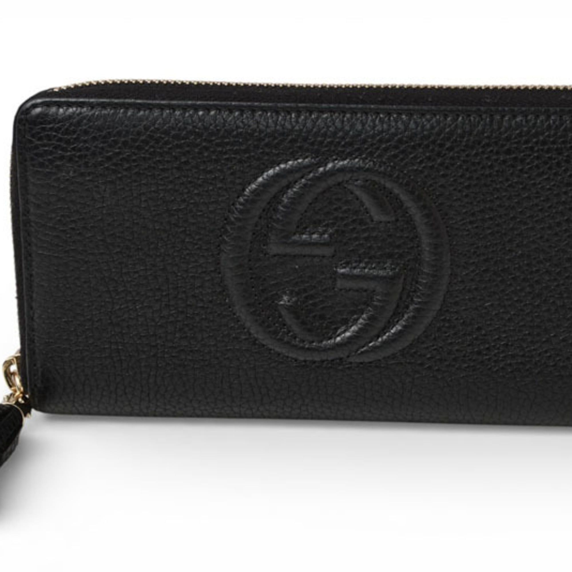 Gucci Gucci Soho Interlocking G Long Wallet, Black, Round, 598187 Size ONE SIZE - 2 Thumbnail