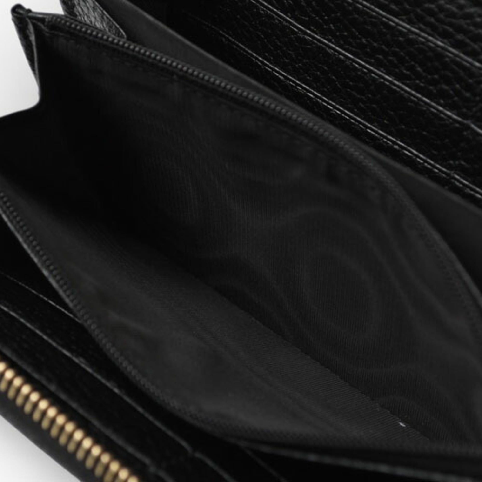 Gucci Gucci Soho Interlocking G Long Wallet, Black, Round, 598187 Size ONE SIZE - 8 Thumbnail
