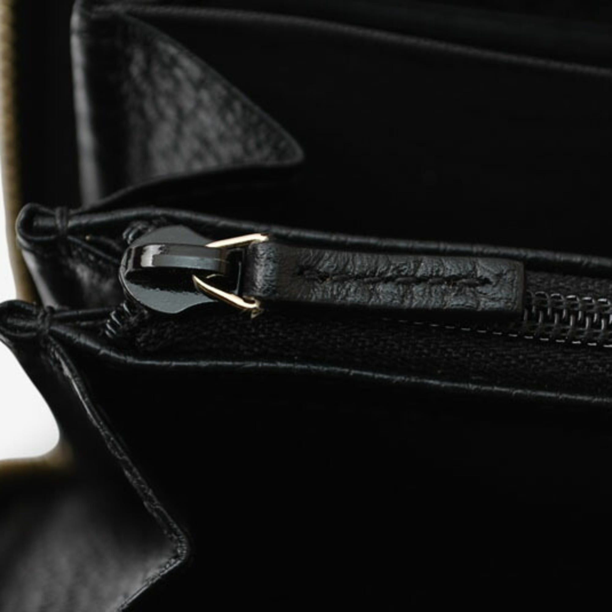 Gucci Gucci Soho Interlocking G Long Wallet, Black, Round, 598187 Size ONE SIZE - 10 Thumbnail
