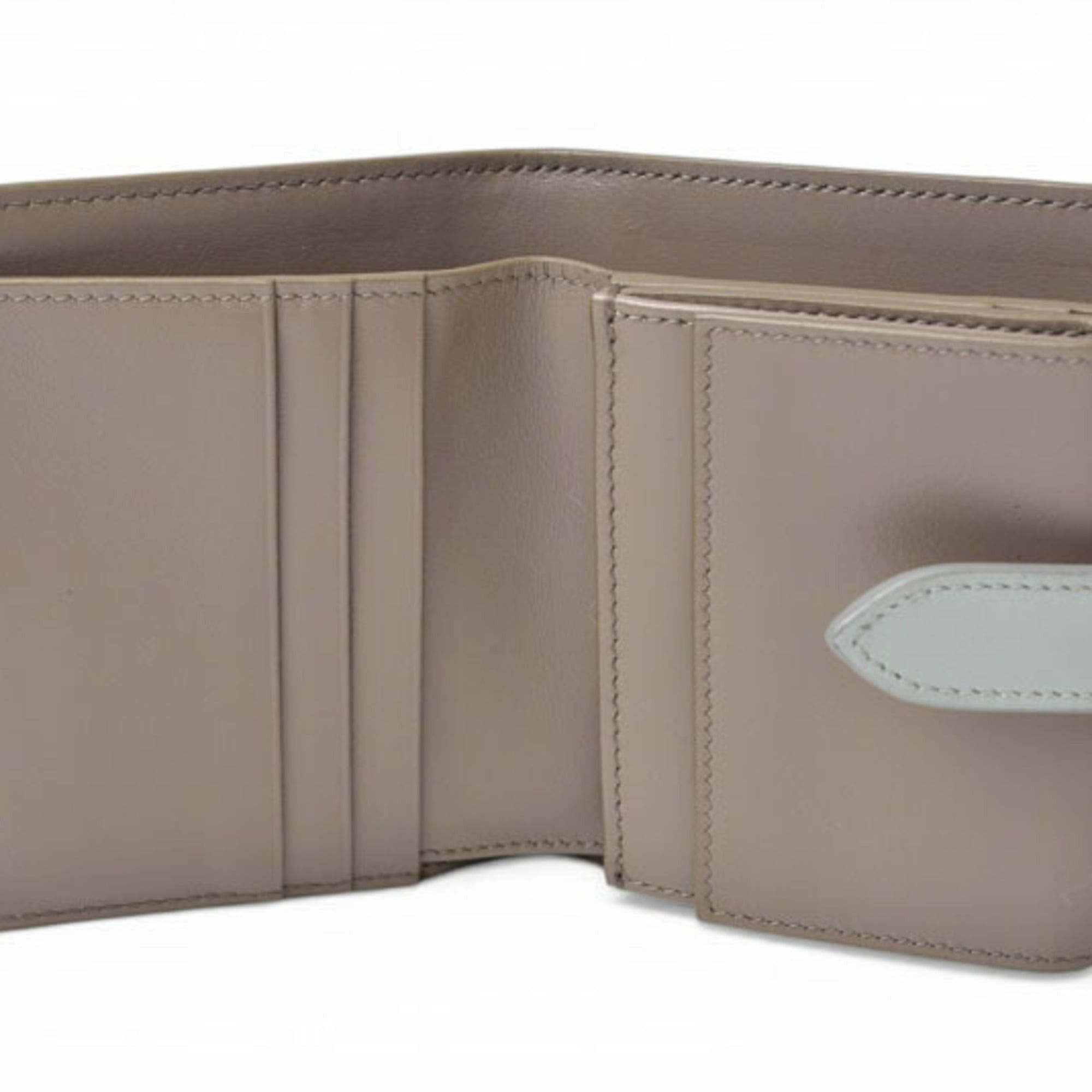 Celine Celine Bi-fold Mini Wallet with Strap - Two-tone Gray and Blue Size ONE SIZE - 10 Thumbnail