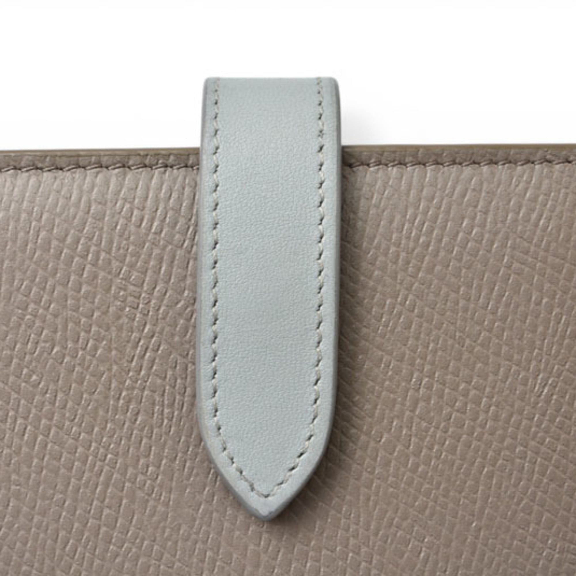 Celine Celine Bi-fold Mini Wallet with Strap - Two-tone Gray and Blue Size ONE SIZE - 8 Thumbnail