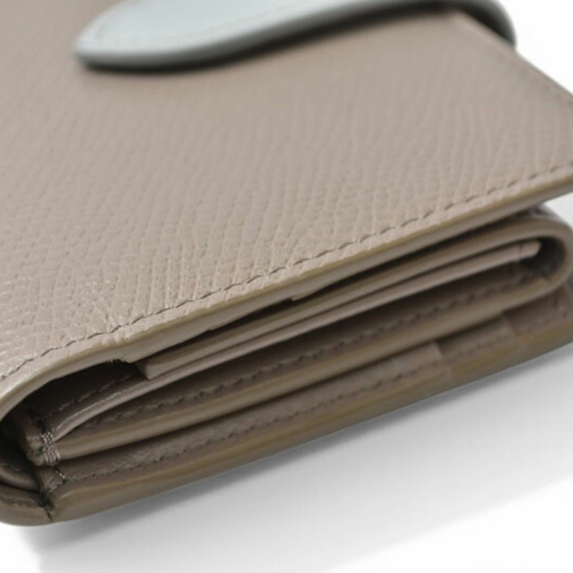 Celine Celine Bi-fold Mini Wallet with Strap - Two-tone Gray and Blue Size ONE SIZE - 6 Thumbnail