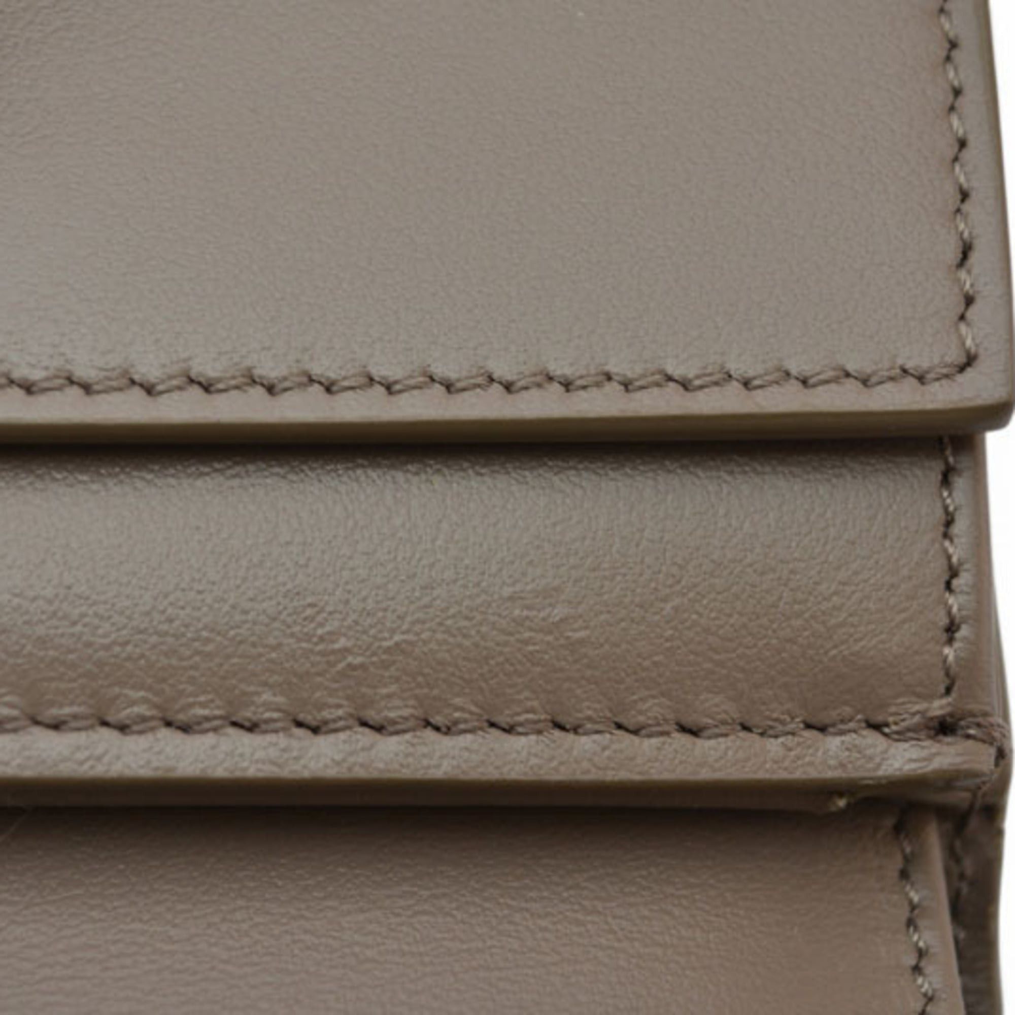 Celine Celine Bi-fold Mini Wallet with Strap - Two-tone Gray and Blue Size ONE SIZE - 18 Thumbnail