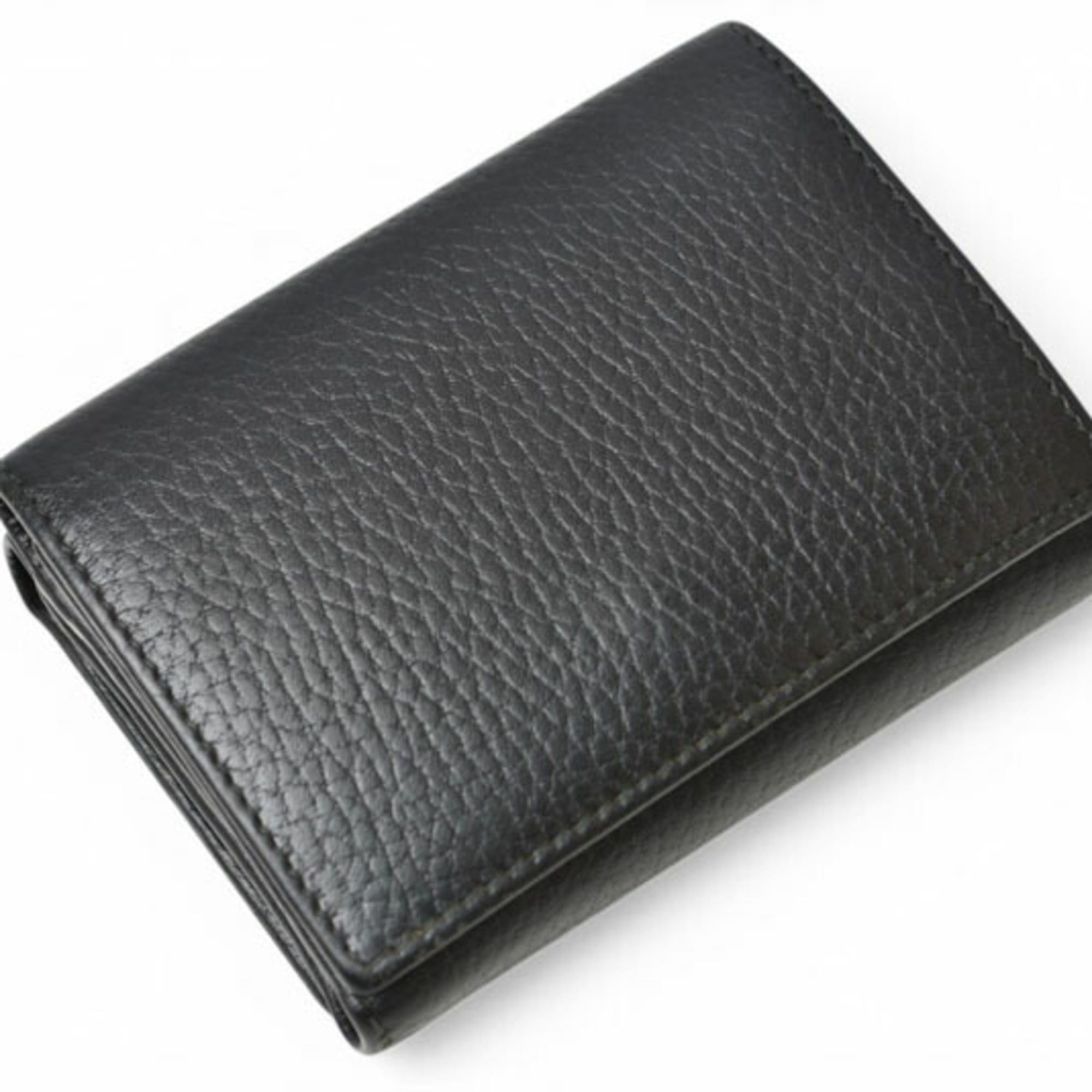 Gucci Gucci Mini Tri-fold Wallet, GUCCI Folding Wallet 474746 PETITE MARMONT, Black Size ONE SIZE - 9 Thumbnail