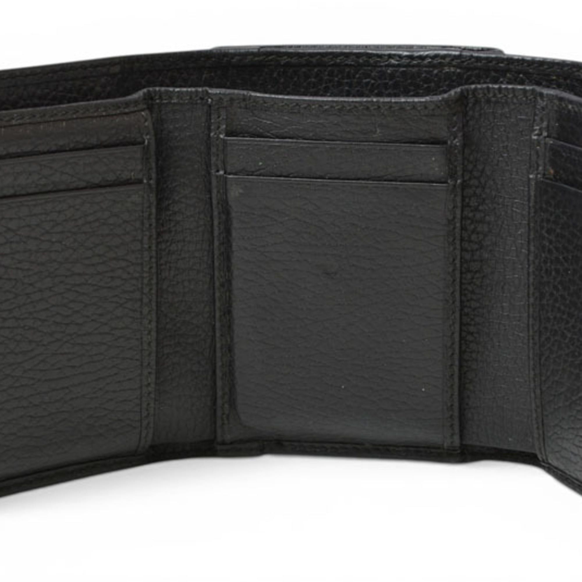 Gucci Gucci Mini Tri-fold Wallet, GUCCI Folding Wallet 474746 PETITE MARMONT, Black Size ONE SIZE - 3 Thumbnail