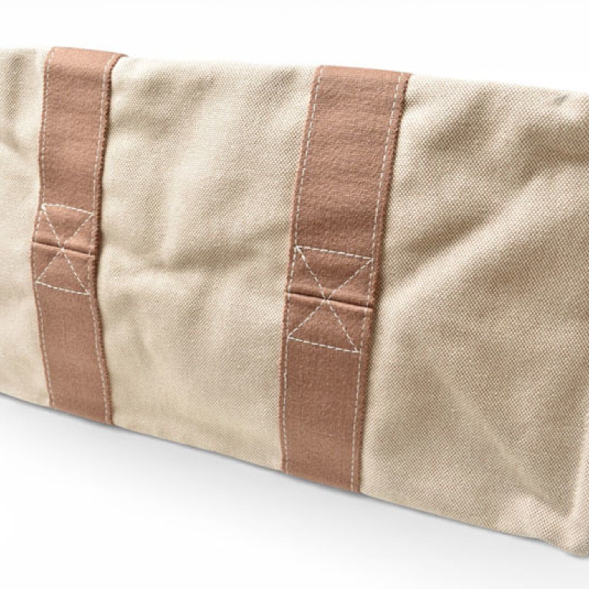 Hermes Hermes tote bag, Bora Cabas de Plage GM, palladium hardware, canvas, beige. Size ONE SIZE - 9 Thumbnail