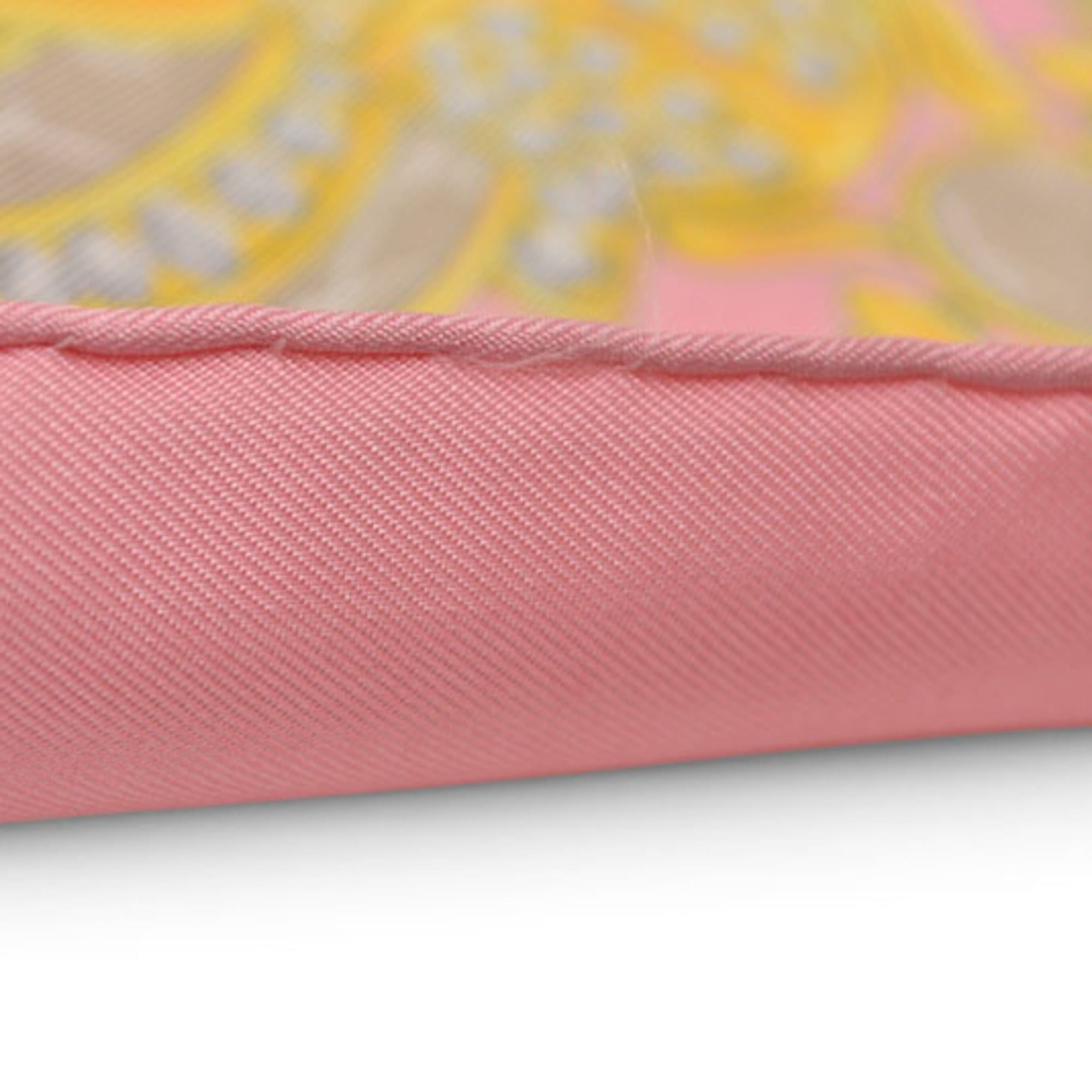 Cartier Cartier scarf/muffler/shawl, leopard print, gold and pink, unused. Size ONE SIZE - 9 Thumbnail