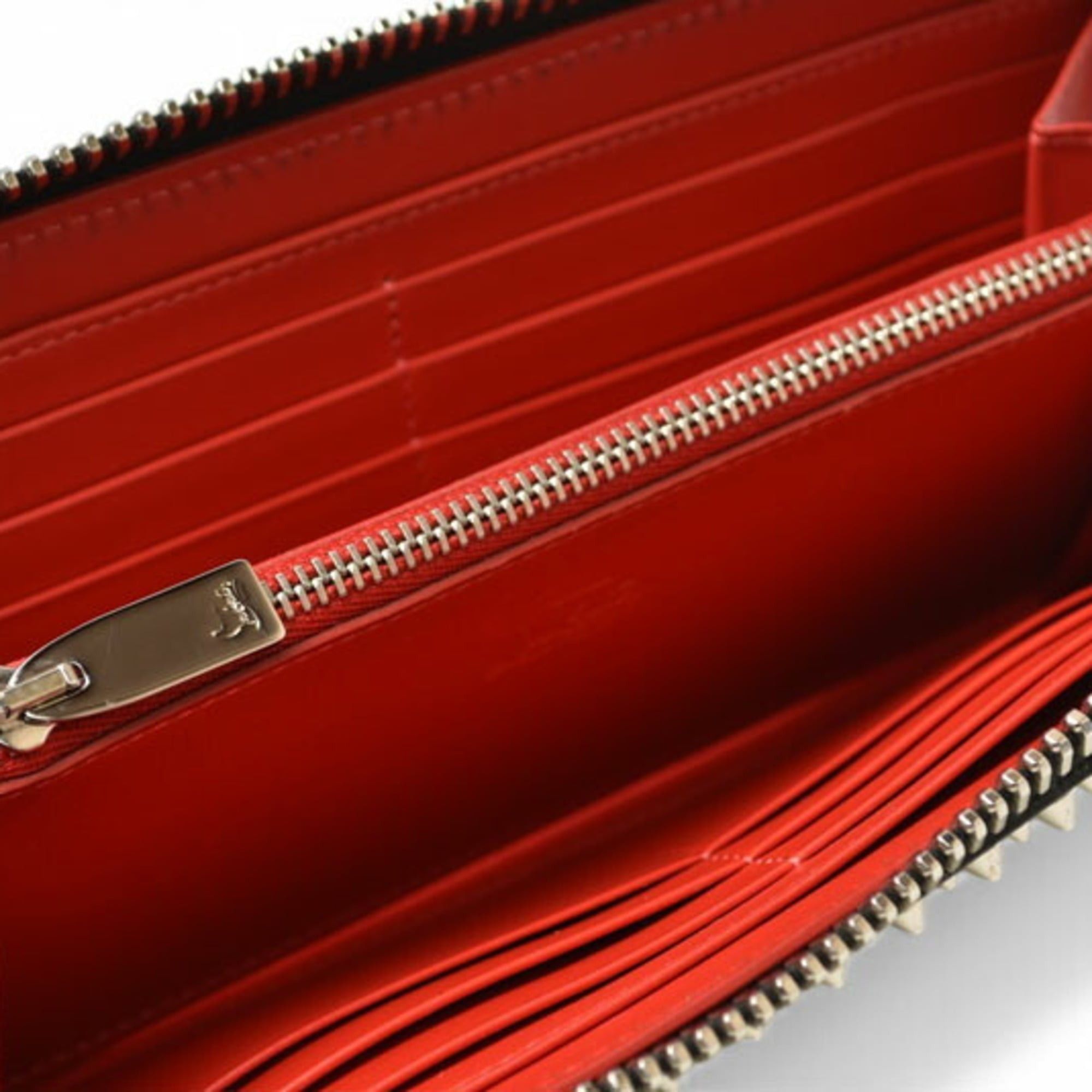 Christian Louboutin Christian Louboutin Panettone Zipped Long Wallet, White, 1165044W167 Size ONE SIZE - 12 Thumbnail