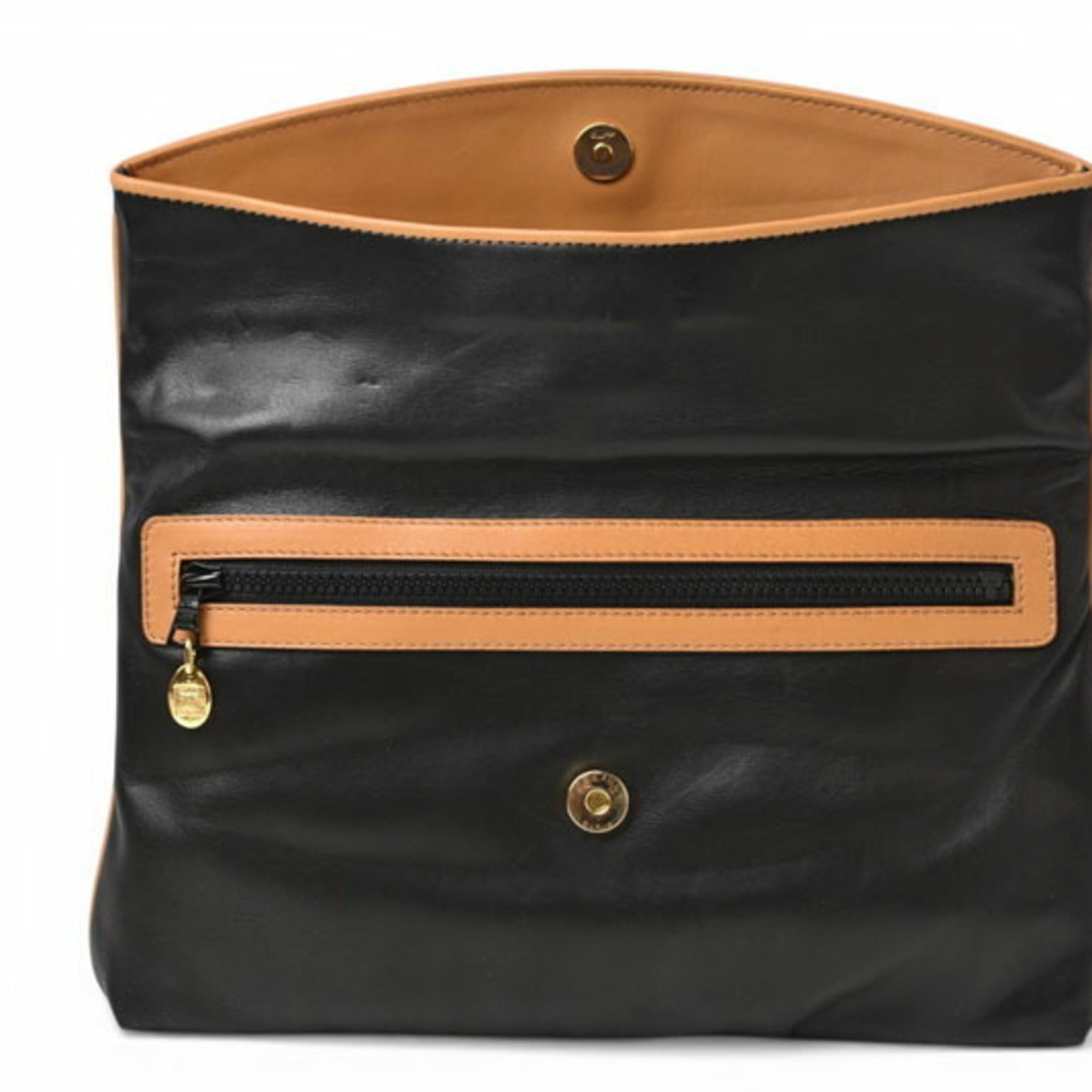 Celine Celine Clutch Pouch Bag CELINE Triomphe Black Size ONE SIZE - 7 Thumbnail