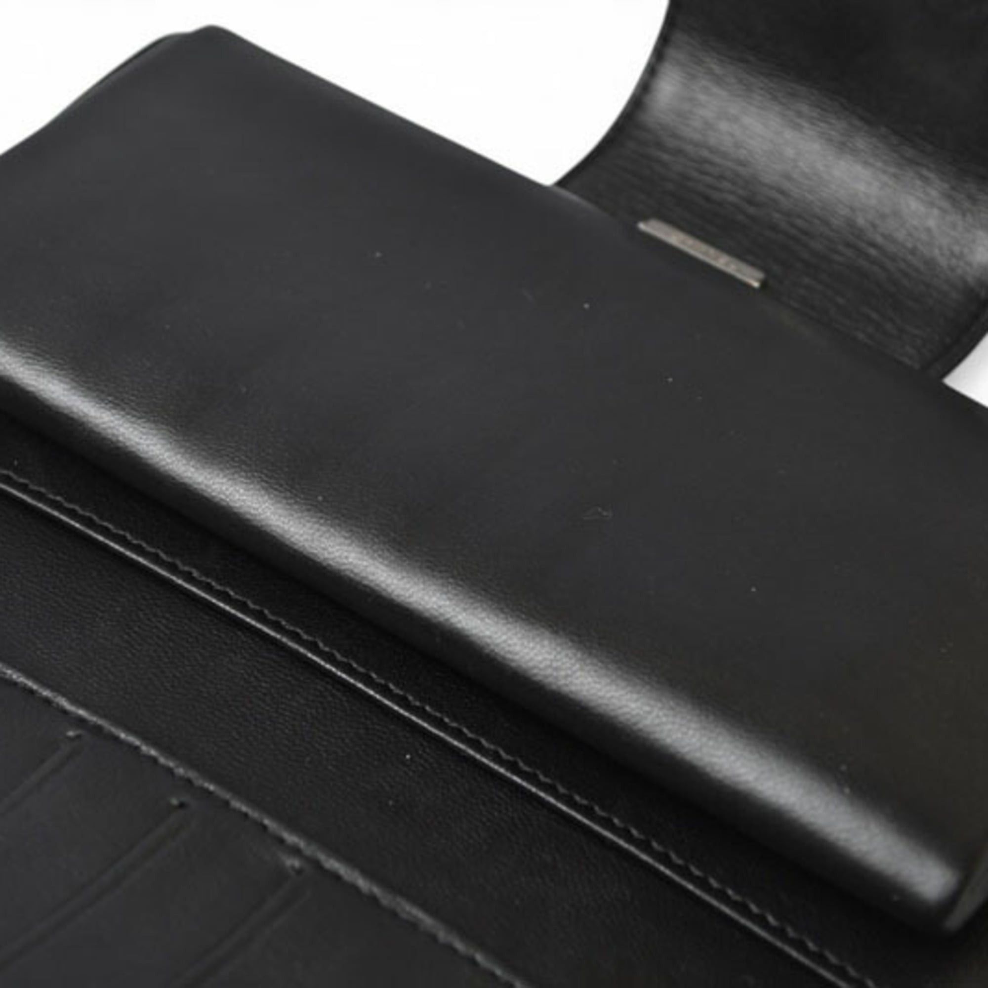 Chanel Chanel Long Wallet Lambskin Icon Black Size ONE SIZE - 9 Thumbnail
