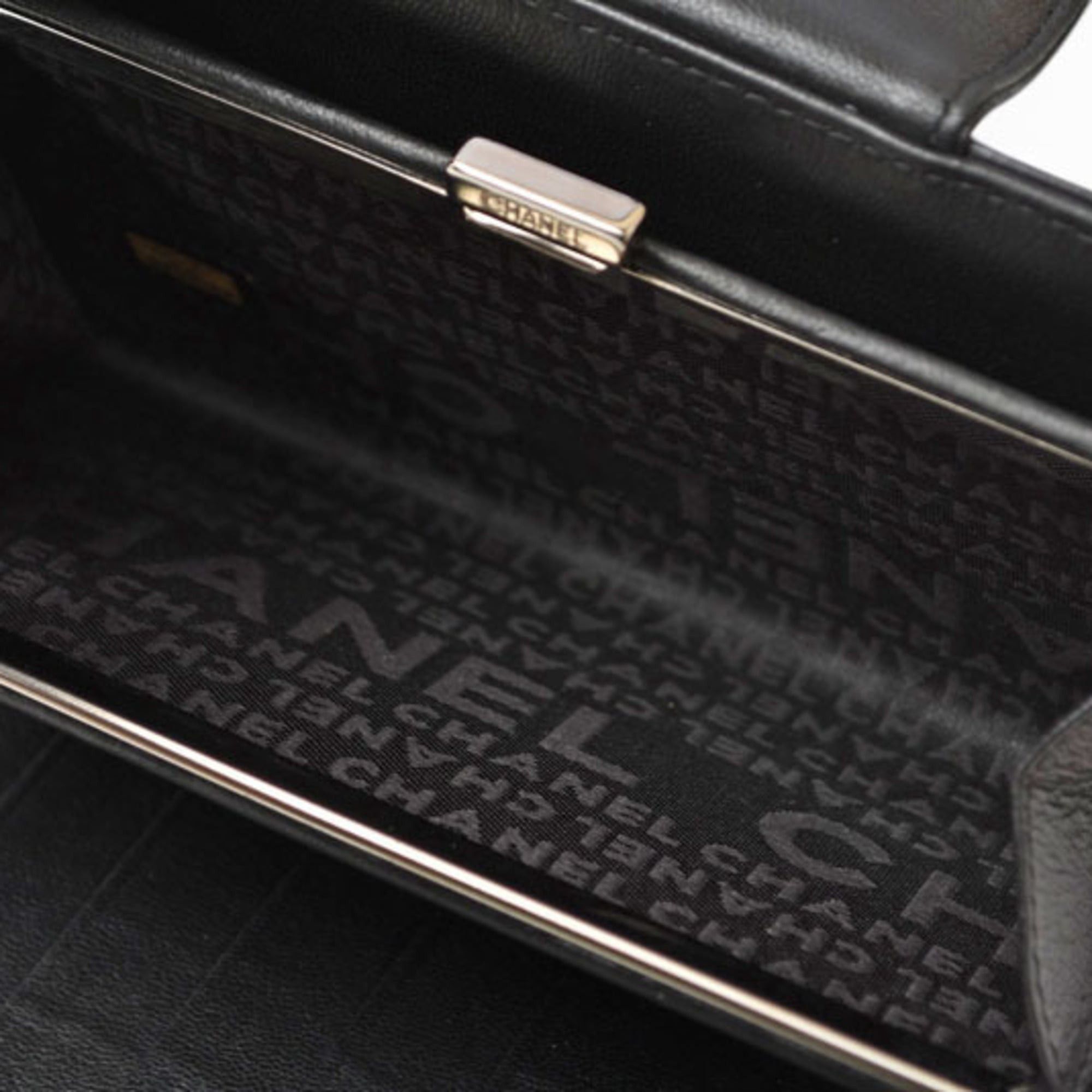 Chanel Chanel Long Wallet Lambskin Icon Black Size ONE SIZE - 11 Thumbnail
