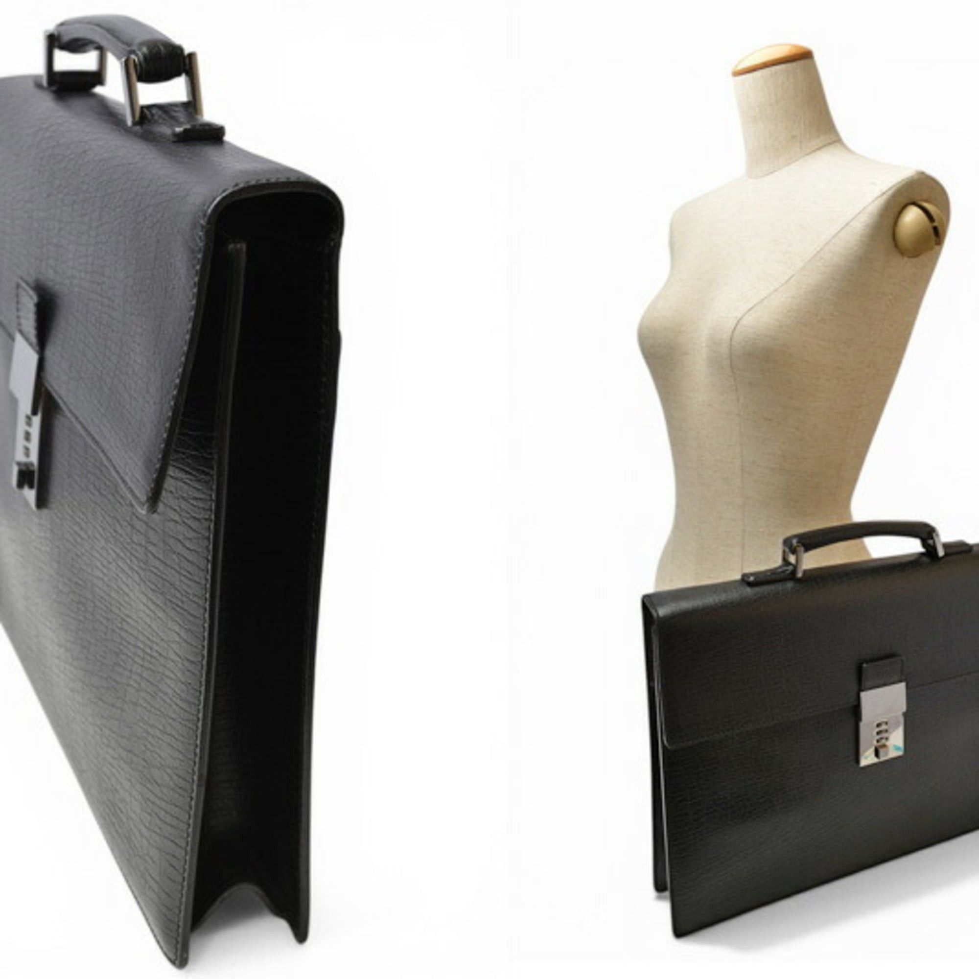 Gucci Gucci bag, A4 size, leather, black, 34044.212792 Size ONE SIZE - 3 Thumbnail