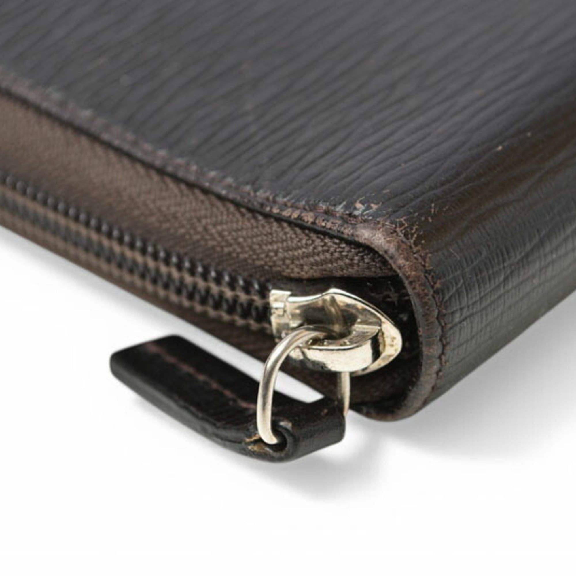 Salvatore Ferragamo Salvatore Ferragamo Long Wallet Multi Gancini Dark Brown 66 9632 01 Size ONE SIZE - 4 Thumbnail