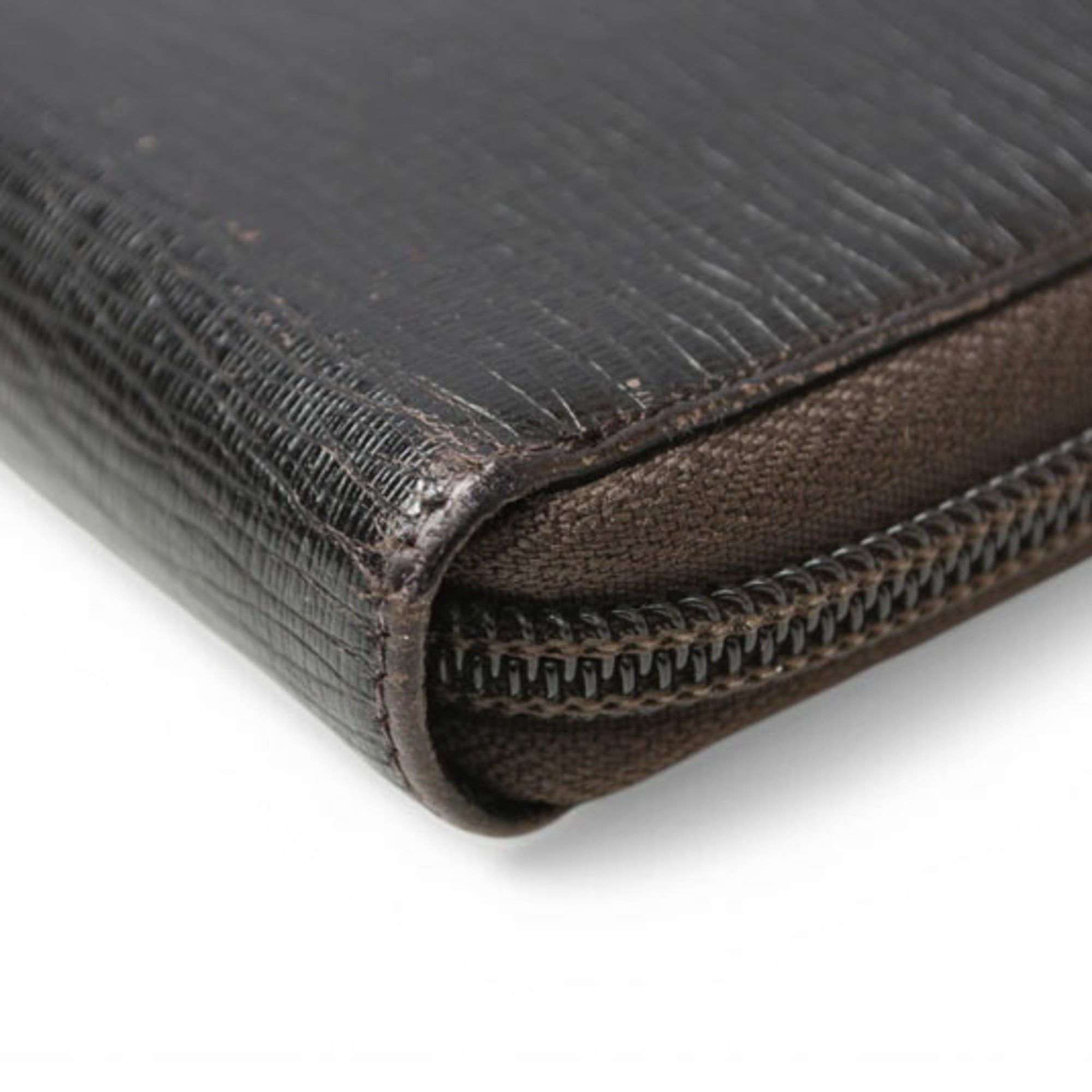 Salvatore Ferragamo Salvatore Ferragamo Long Wallet Multi Gancini Dark Brown 66 9632 01 Size ONE SIZE - 5 Thumbnail