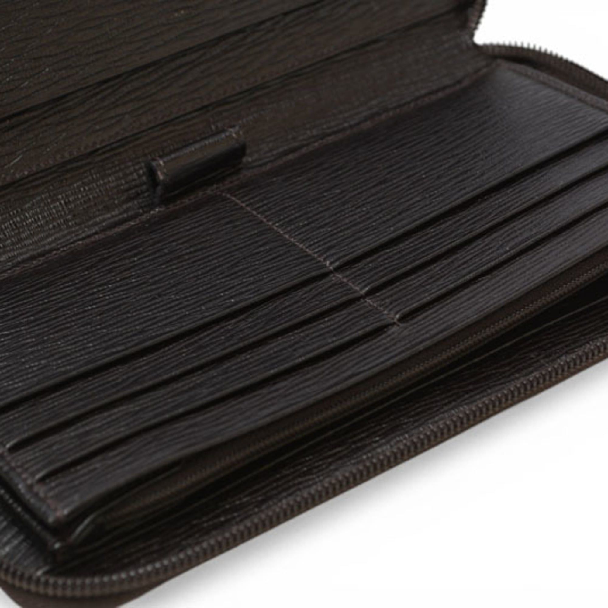 Salvatore Ferragamo Salvatore Ferragamo Long Wallet Multi Gancini Dark Brown 66 9632 01 Size ONE SIZE - 7 Thumbnail