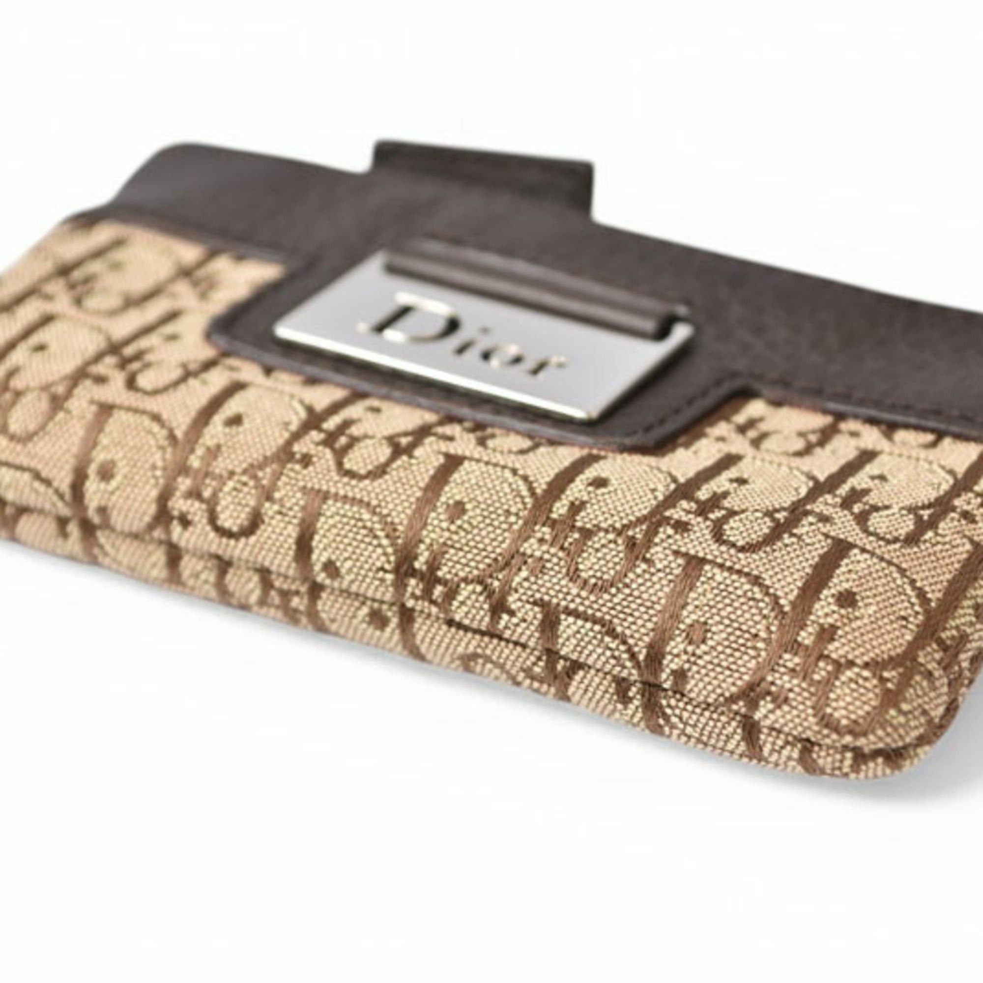 Dior Christian Dior Key Pouch Coin Case - Street Chic Beige Brown Size ONE SIZE - 9 Thumbnail