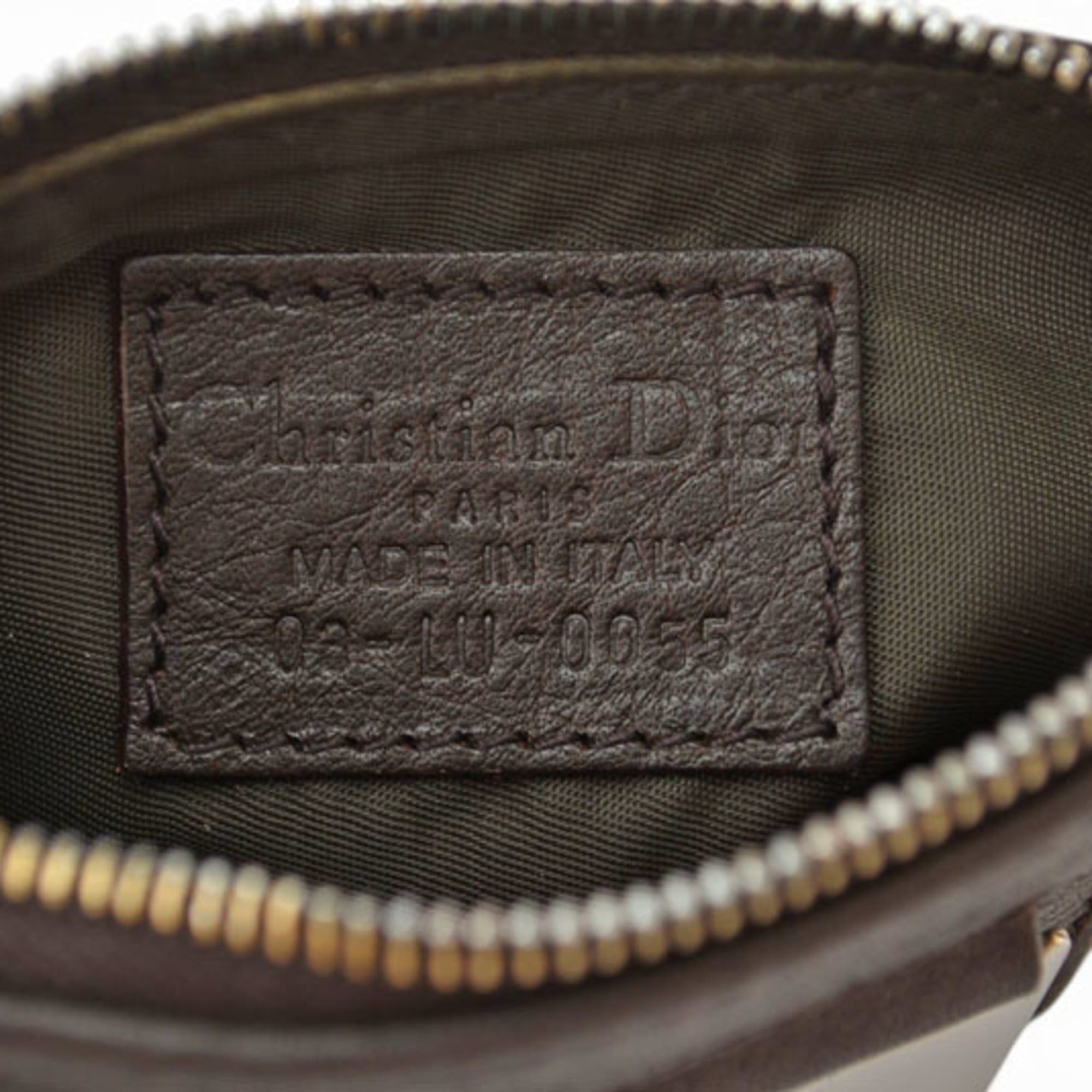 Dior Christian Dior Key Pouch Coin Case - Street Chic Beige Brown Size ONE SIZE - 8 Thumbnail