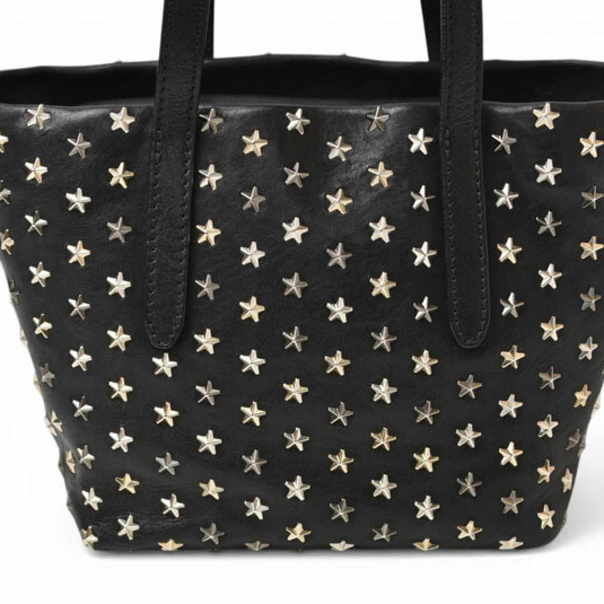 Jimmy Choo Jimmy Choo handbag/shoulder bag, JIMMY CHOO 2-way Mini Sara, leather, star studs, black mix. Size ONE SIZE - 13 Thumbnail