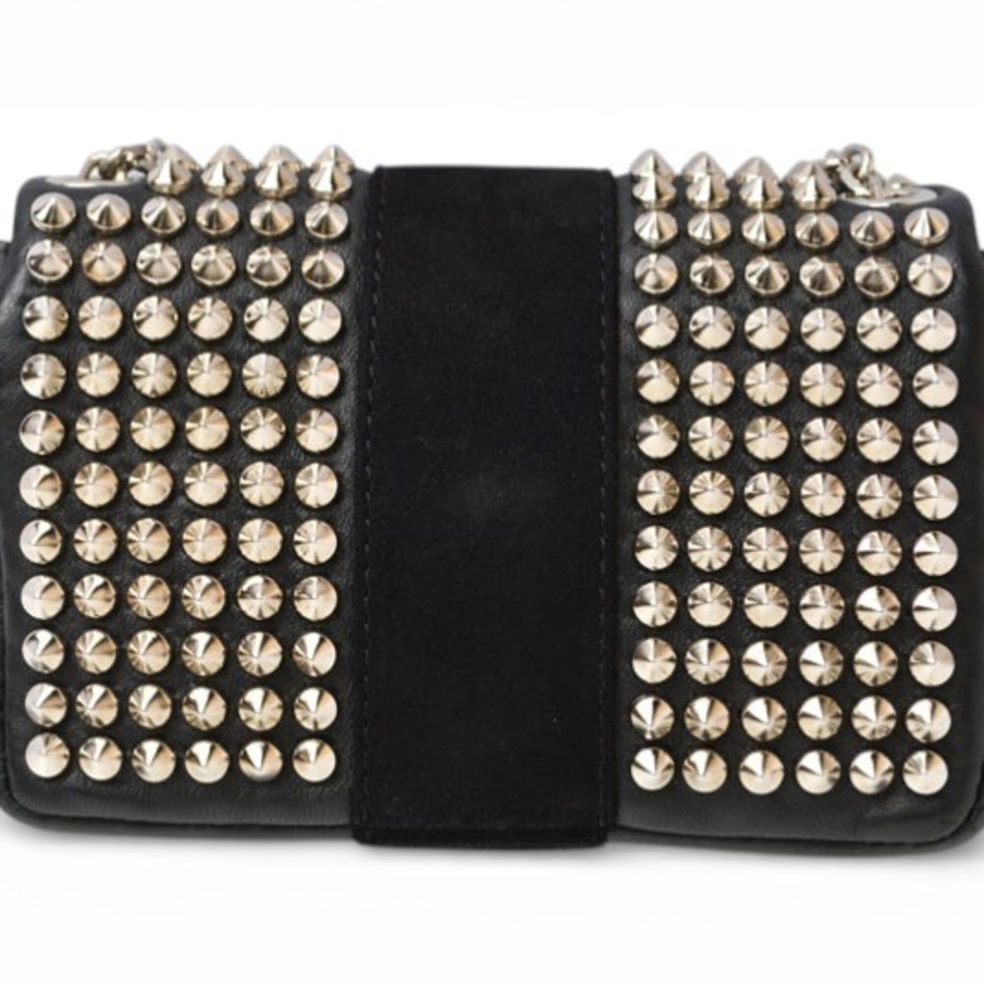 Christian Louboutin Christian Louboutin Chain Mini Shoulder Bag 2-way Sweet Charity Black Size ONE SIZE - 9 Thumbnail