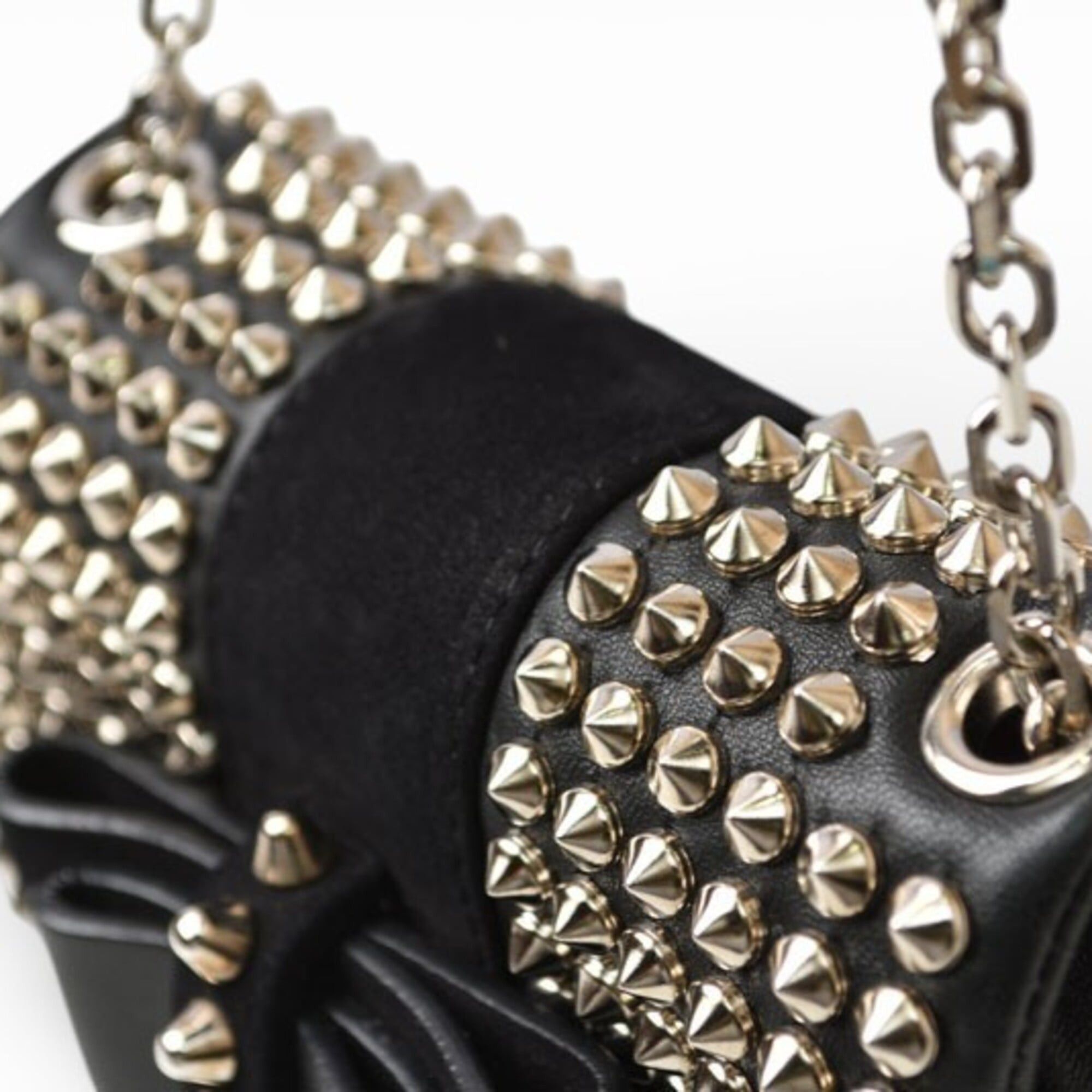 Christian Louboutin Christian Louboutin Chain Mini Shoulder Bag 2-way Sweet Charity Black Size ONE SIZE - 7 Thumbnail