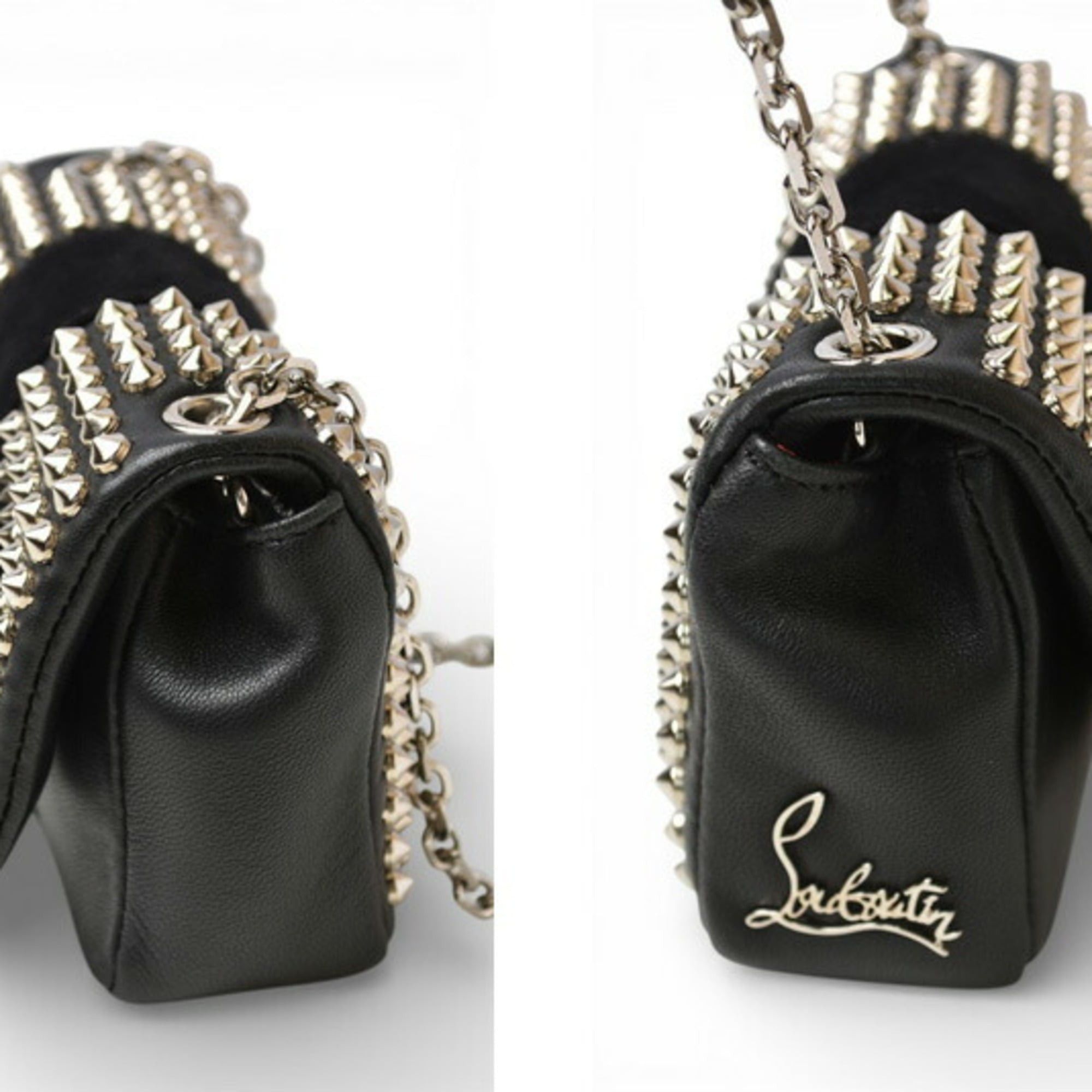 Christian Louboutin Christian Louboutin Chain Mini Shoulder Bag 2-way Sweet Charity Black Size ONE SIZE - 4 Thumbnail