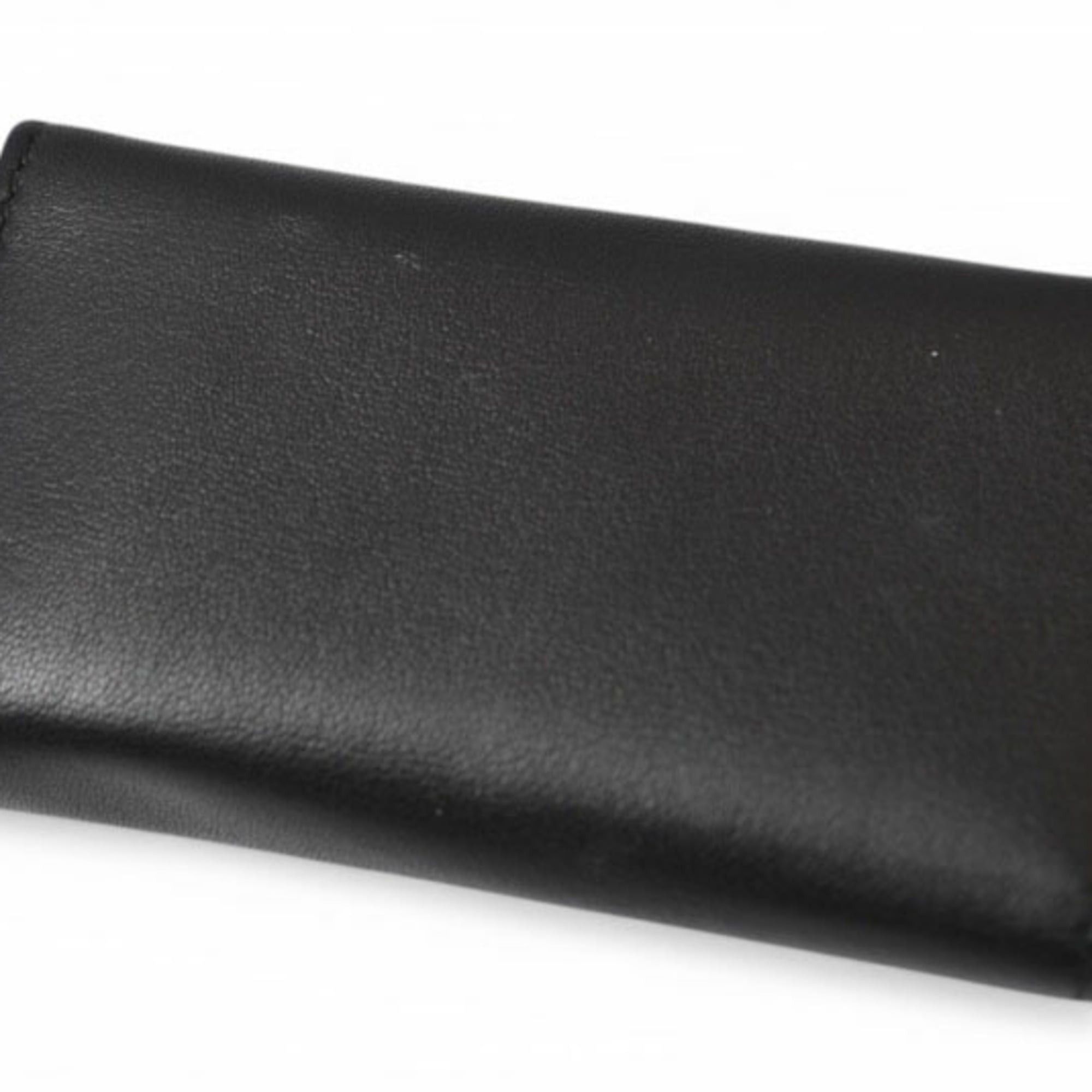 Prada Prada Key Case Holder PRADA 6-ring Leather NERO Black Size ONE SIZE - 10 Thumbnail