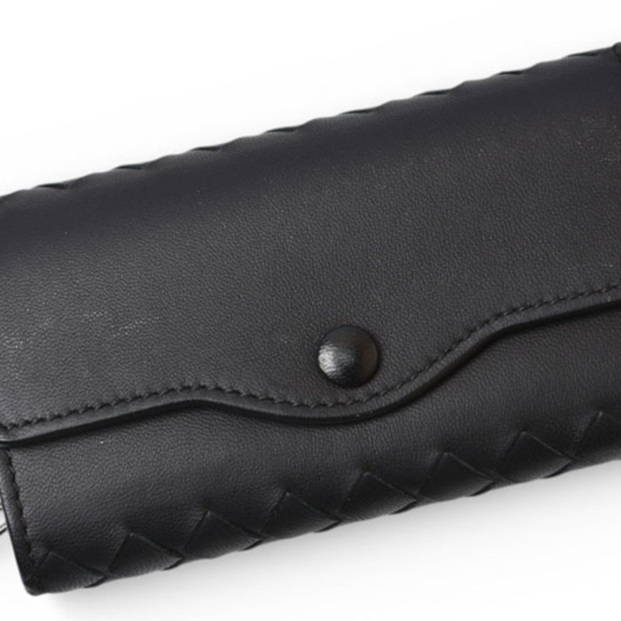 Bottega Veneta Bottega Veneta Key Case Ring BOTTEGA VENETA 6-ring Intrecciato Nappa Black Size ONE SIZE - 2 Thumbnail