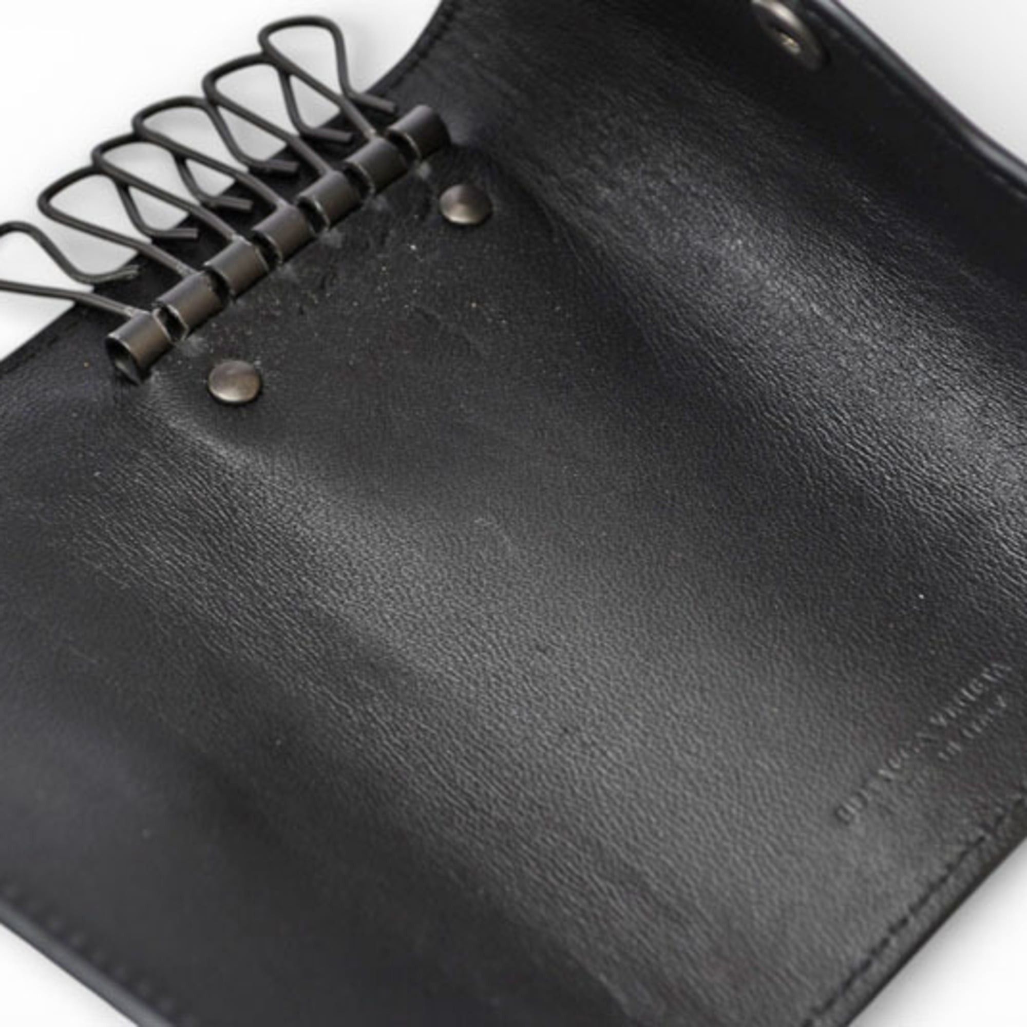 Bottega Veneta Bottega Veneta Key Case Ring BOTTEGA VENETA 6-ring Intrecciato Nappa Black Size ONE SIZE - 5 Thumbnail