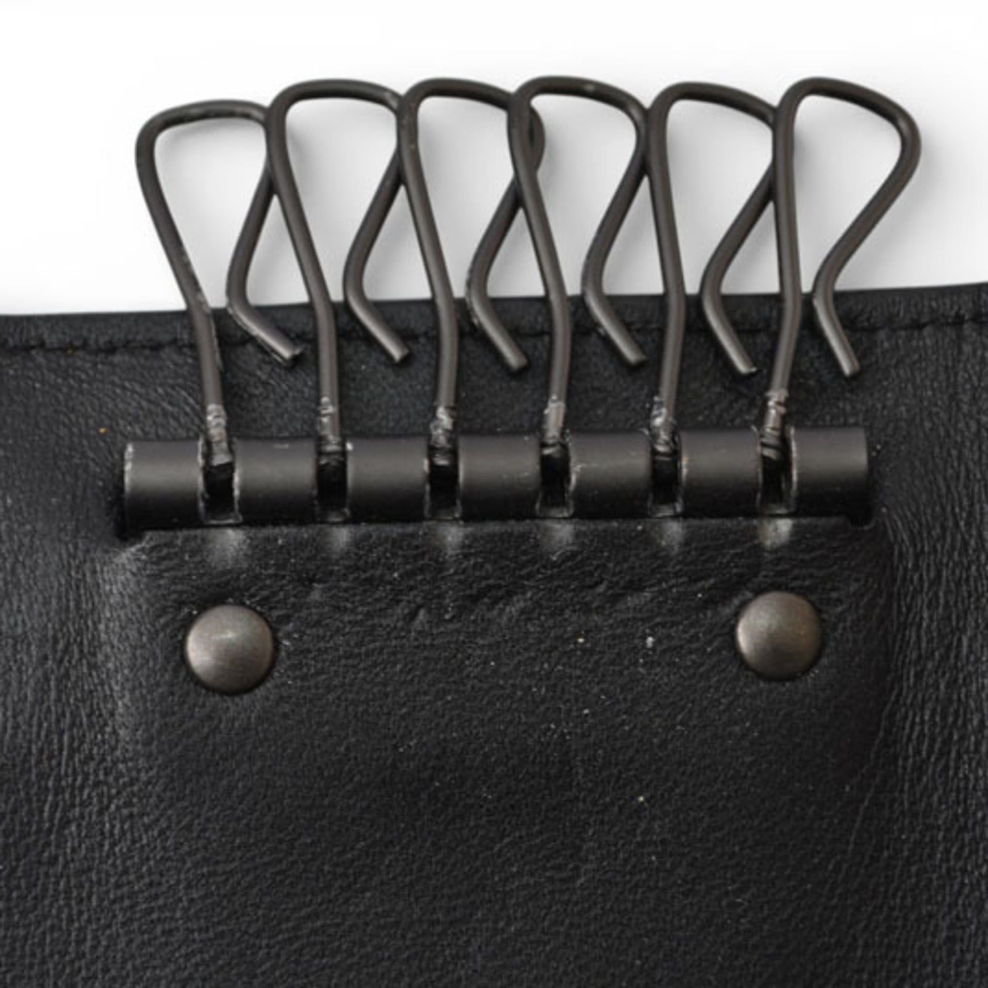 Bottega Veneta Bottega Veneta Key Case Ring BOTTEGA VENETA 6-ring Intrecciato Nappa Black Size ONE SIZE - 4 Thumbnail