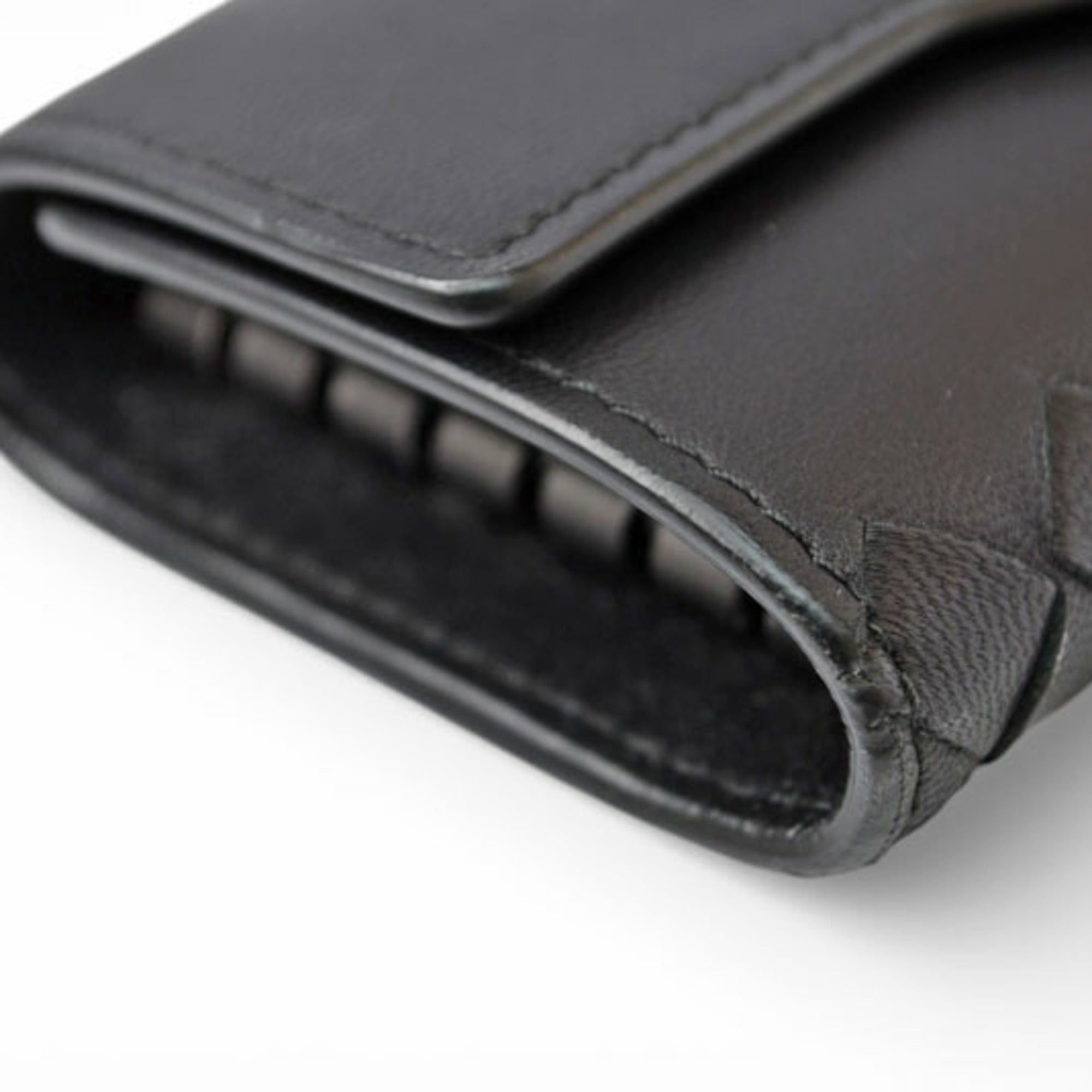 Bottega Veneta Bottega Veneta Key Case Ring BOTTEGA VENETA 6-ring Intrecciato Nappa Black Size ONE SIZE - 9 Thumbnail