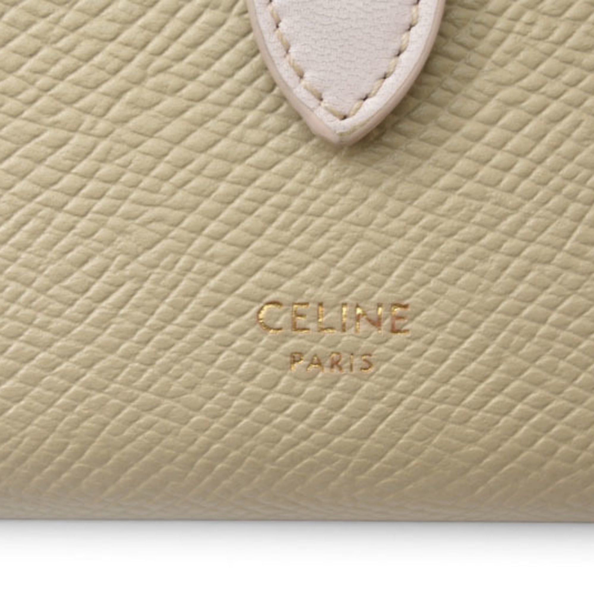 Celine Celine Bi-fold Mini Wallet with Strap - Two-tone Terracotta and Light Pink Size ONE SIZE - 4 Thumbnail