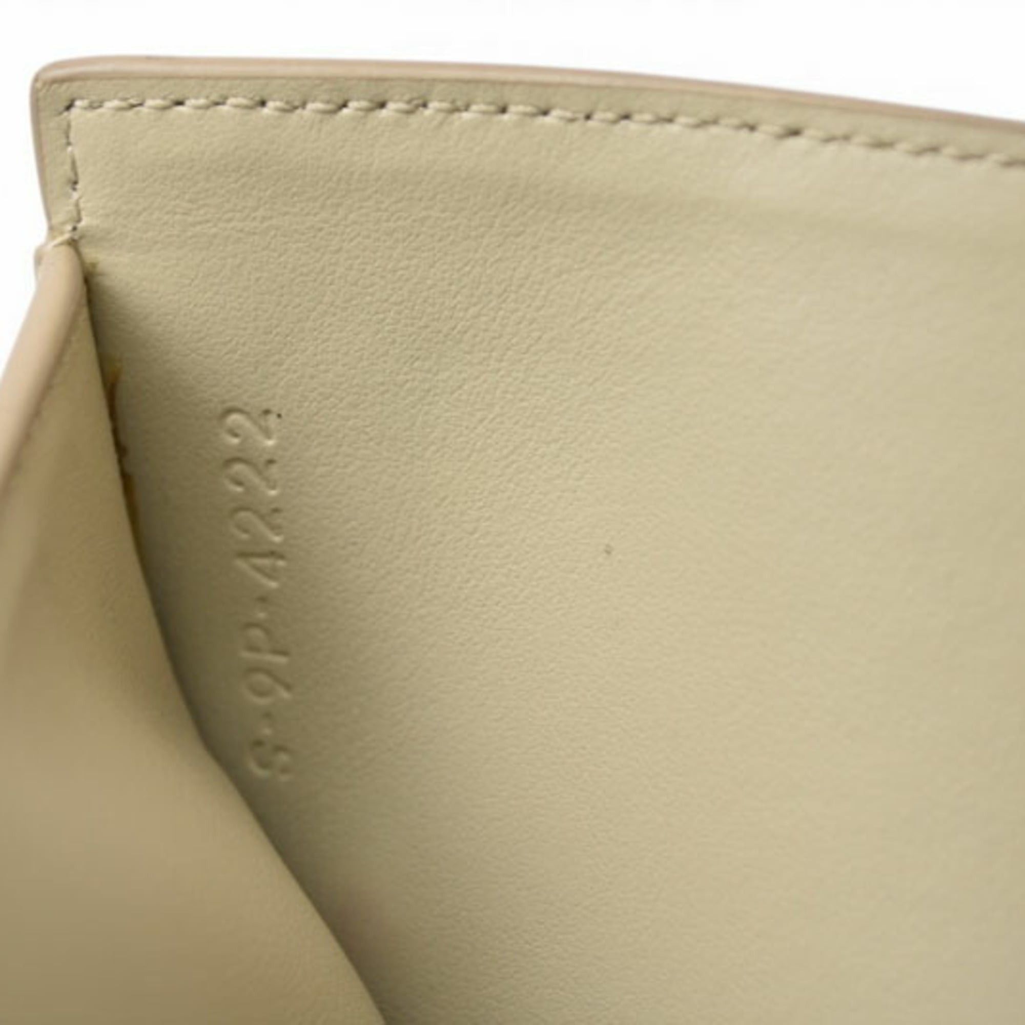 Celine Celine Bi-fold Mini Wallet with Strap - Two-tone Terracotta and Light Pink Size ONE SIZE - 8 Thumbnail