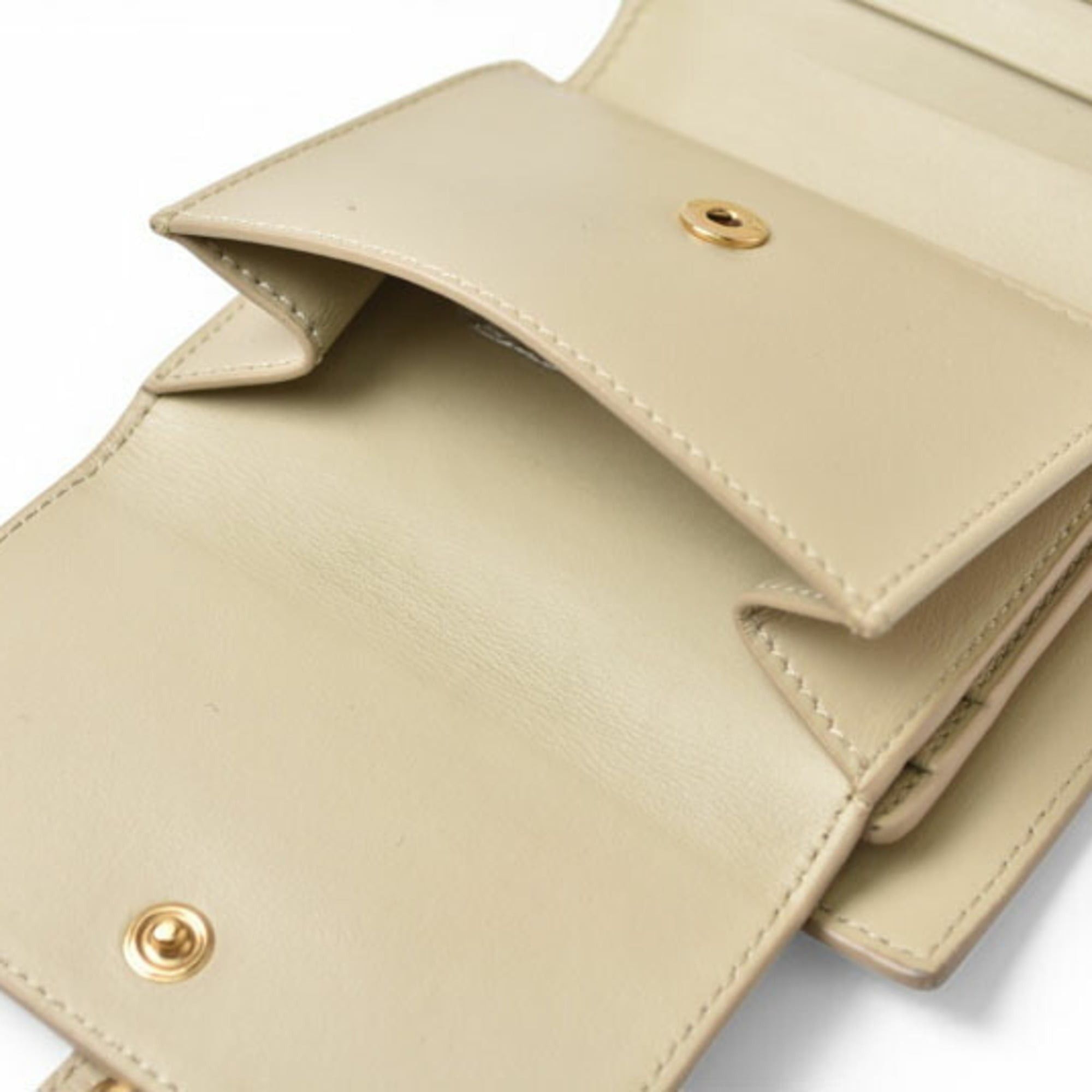 Celine Celine Bi-fold Mini Wallet with Strap - Two-tone Terracotta and Light Pink Size ONE SIZE - 12 Thumbnail