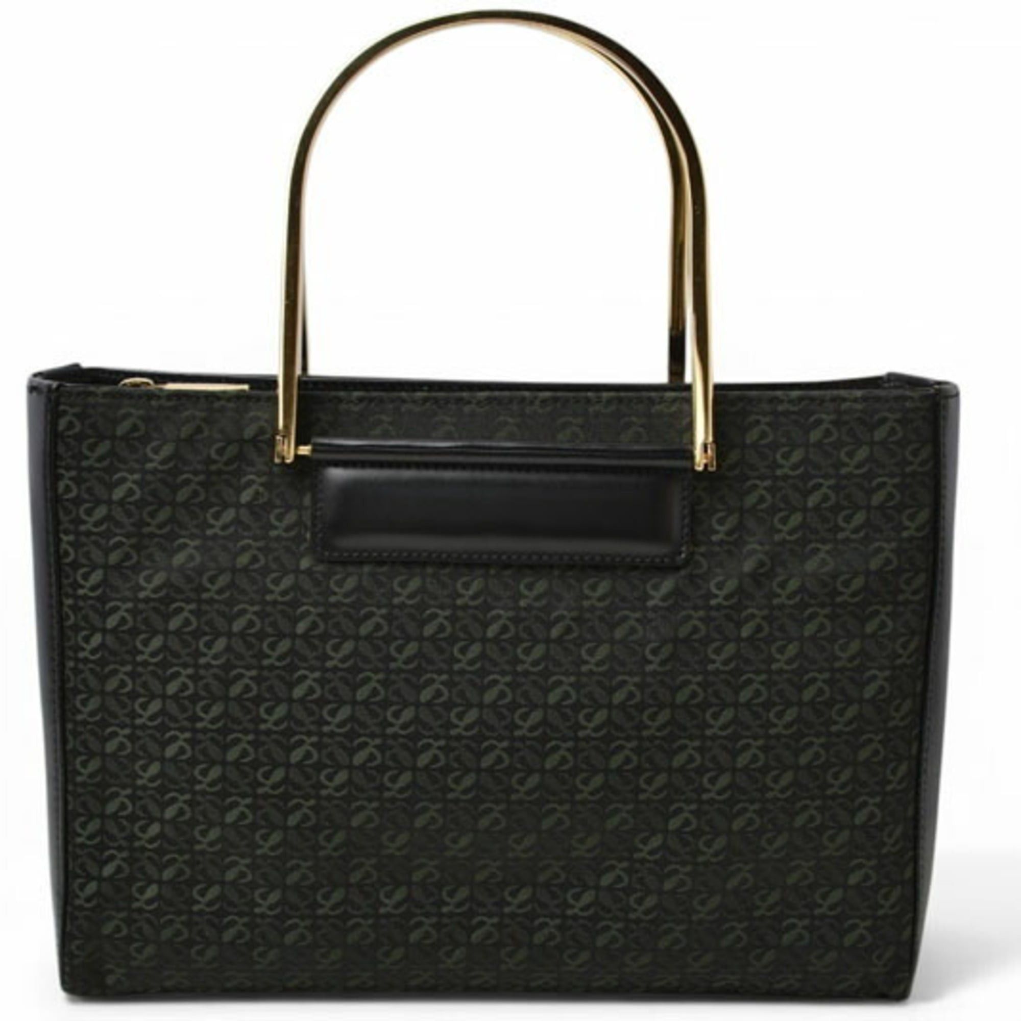 Loewe Loewe handbag, LOEWE bag, Anagram design, metal handle, green and black. Size ONE SIZE - 2 Thumbnail