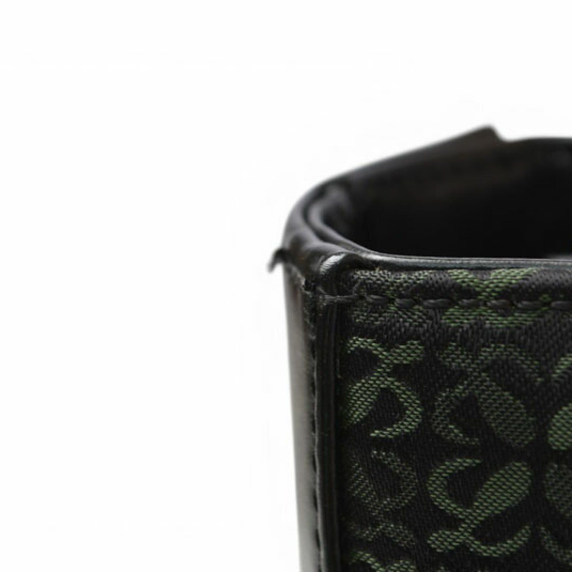 Loewe Loewe handbag, LOEWE bag, Anagram design, metal handle, green and black. Size ONE SIZE - 5 Thumbnail