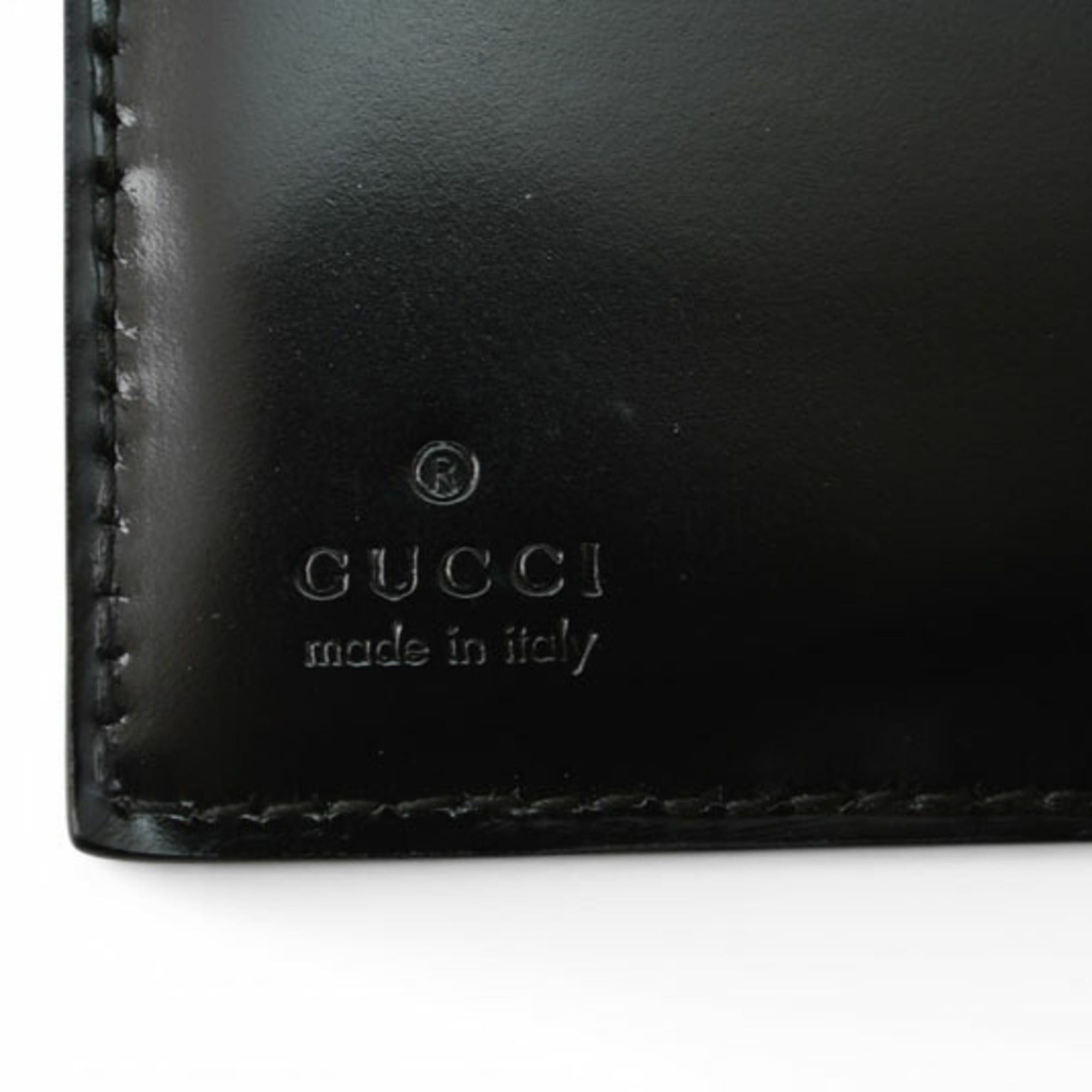 Gucci Gucci, unused, folding wallet, 035.3731, enamel, black. Size ONE SIZE - 17 Thumbnail