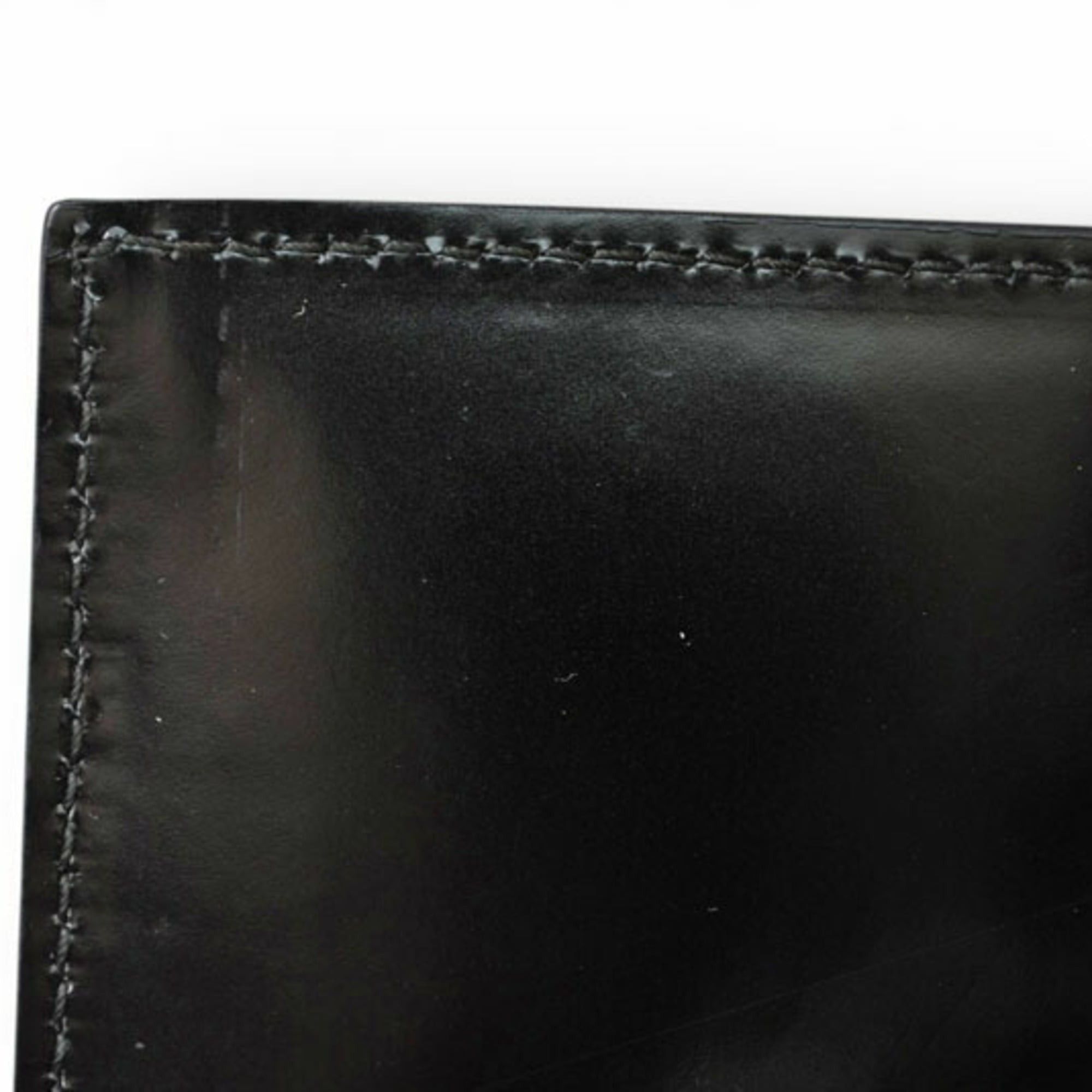 Gucci Gucci, unused, folding wallet, 035.3731, enamel, black. Size ONE SIZE - 12 Thumbnail